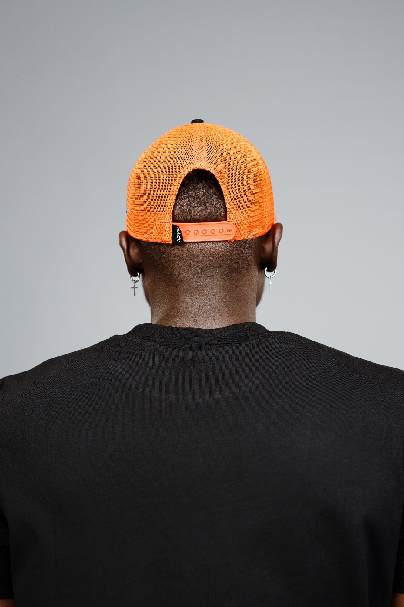 NACK 3D Mini Logo Cap in Orange
