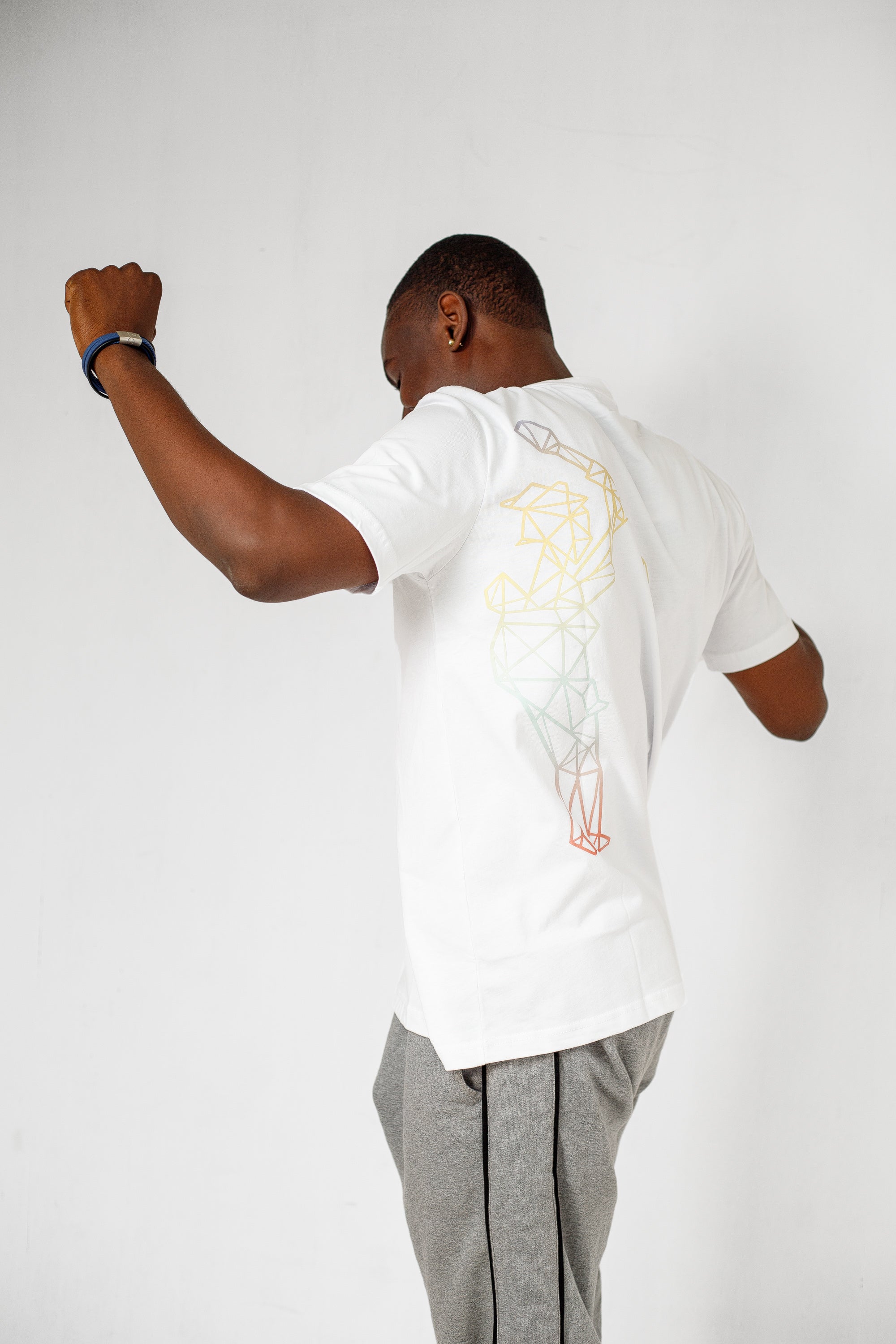 Geo Tee in White