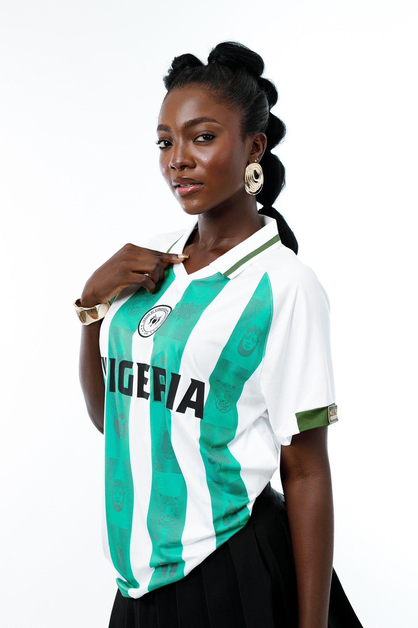 LXN Nigerian Jersey season 2 in White