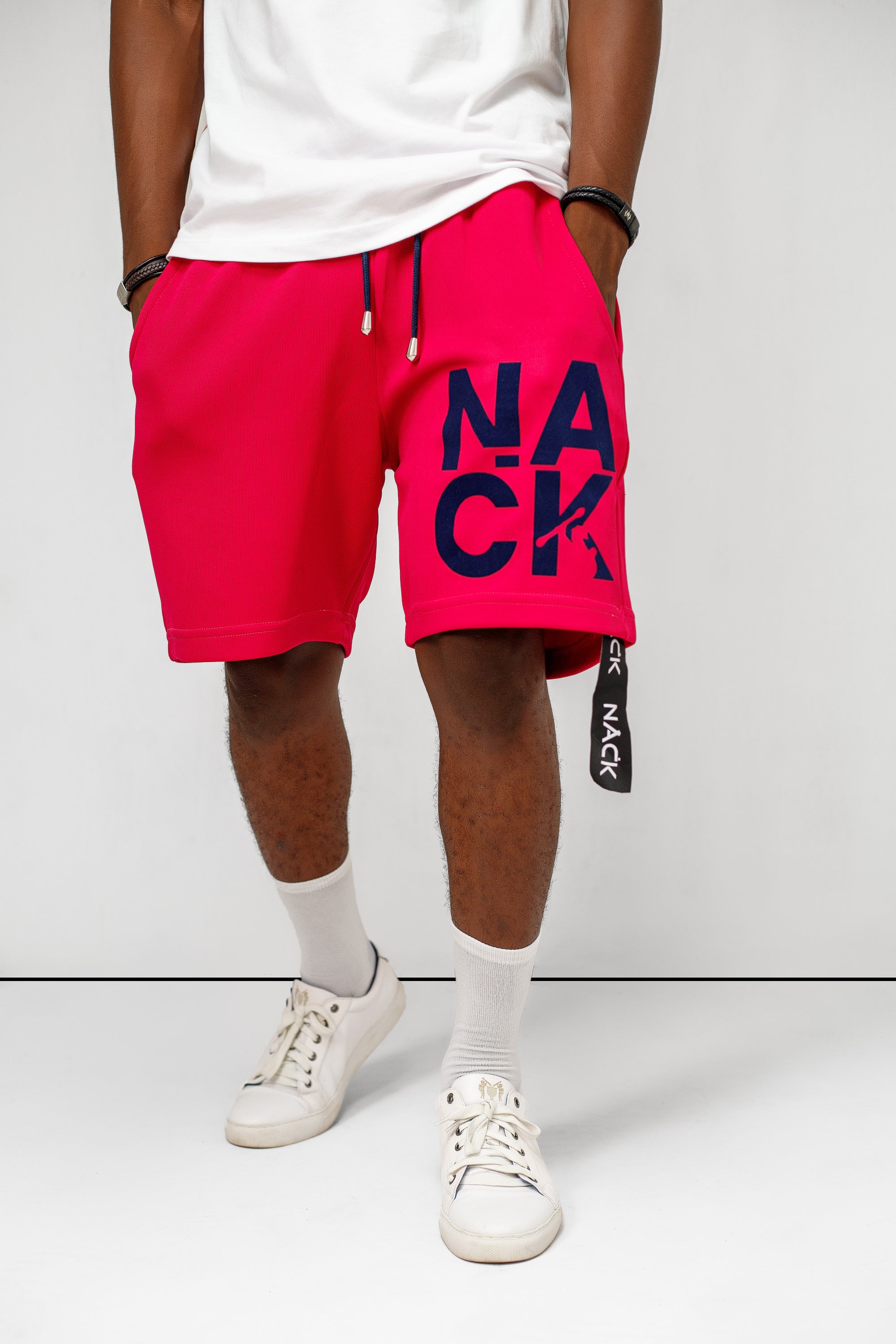 Jogger Shorts in Pink