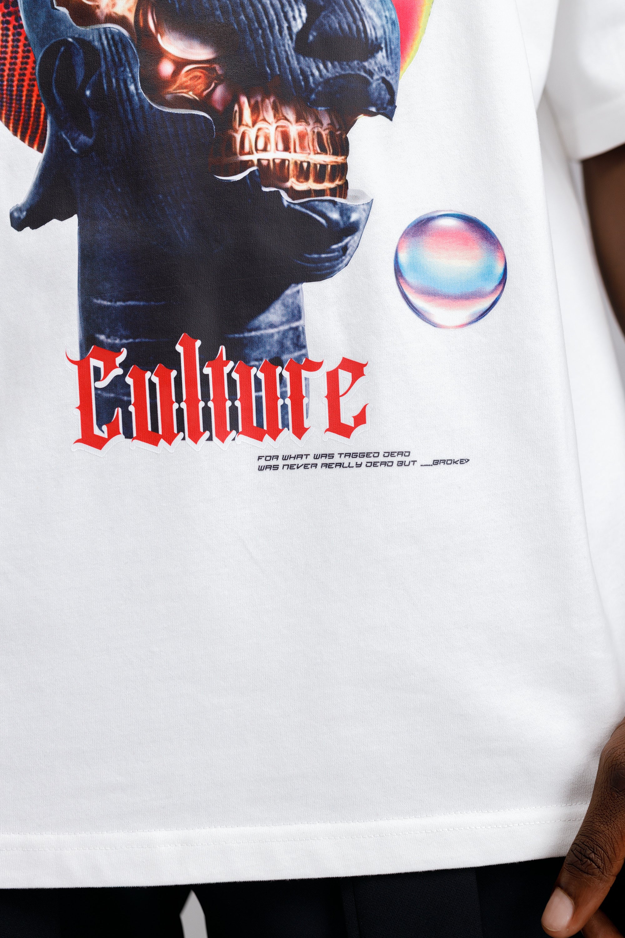 Broken Culture Tee in White