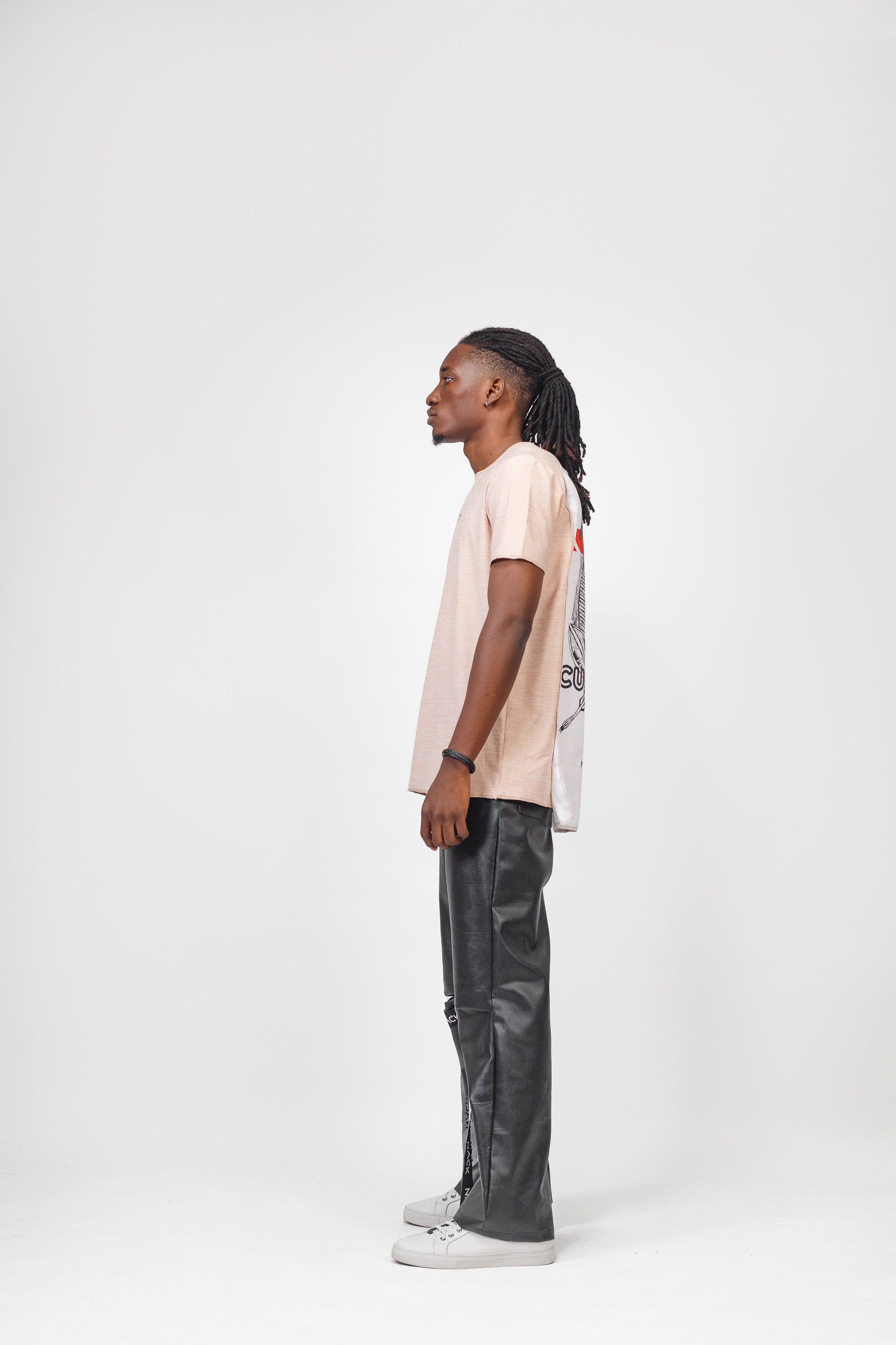 Liberation Tee in Peach