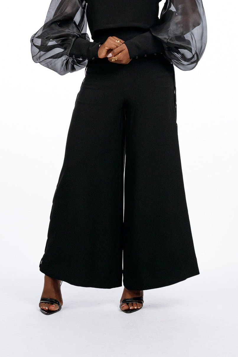 Ara-Set Pant in Black