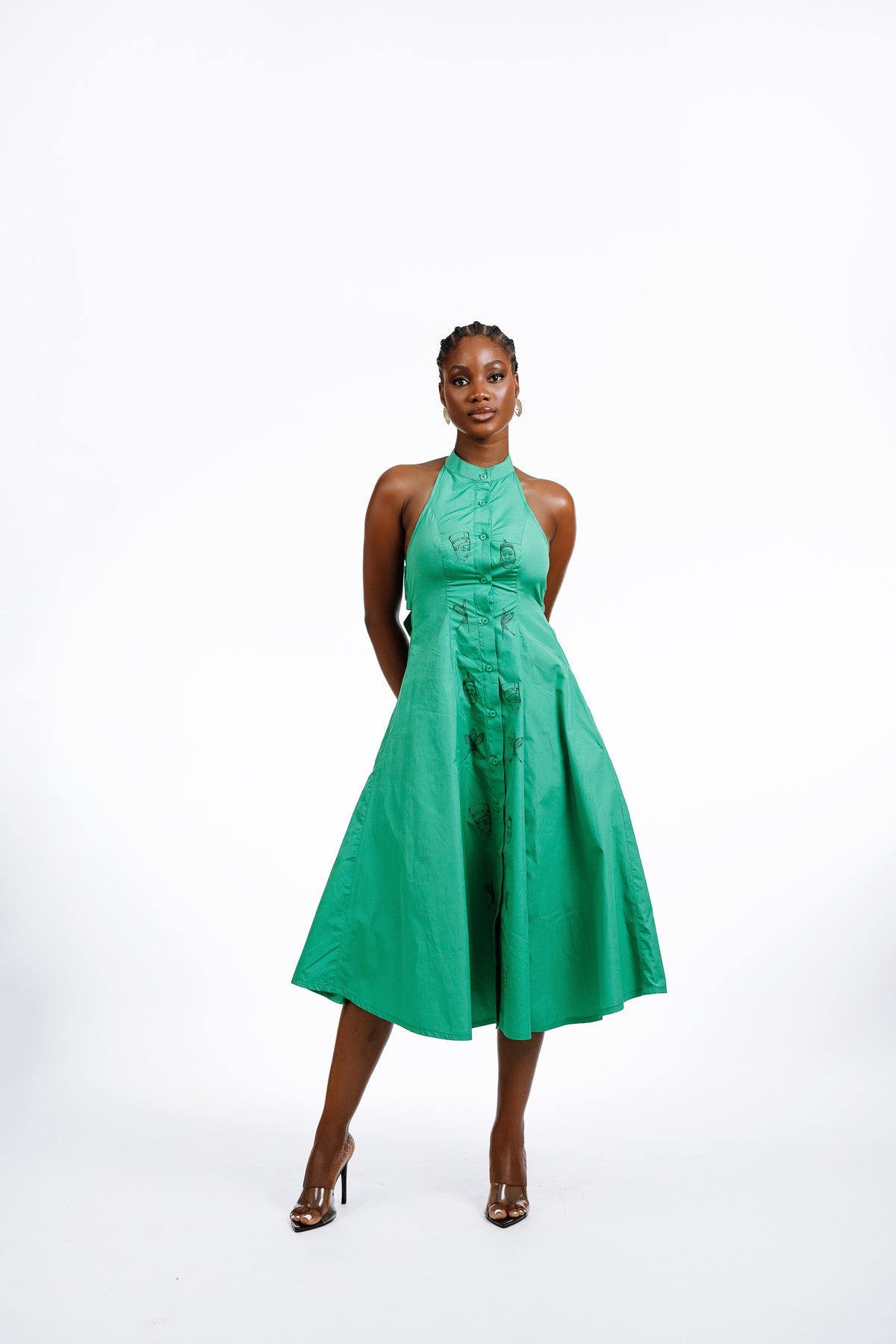 Female Dress (Ife) in Green