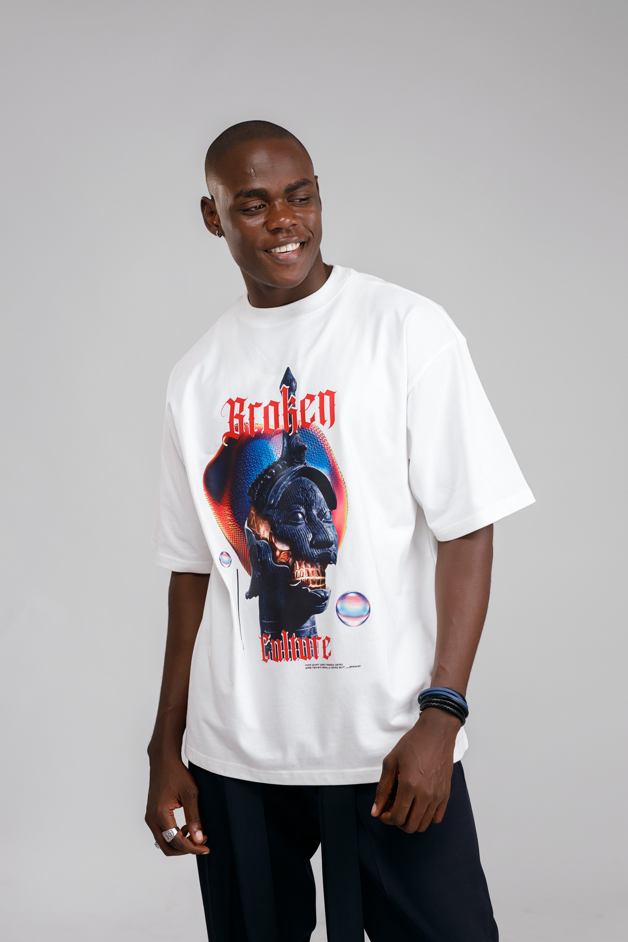 Broken Culture Tee in White