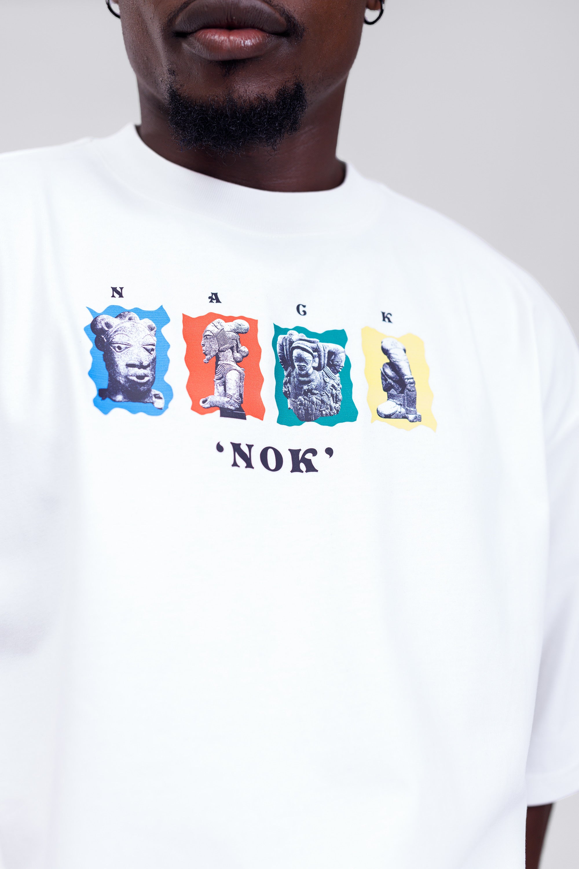 NOK Tee in White