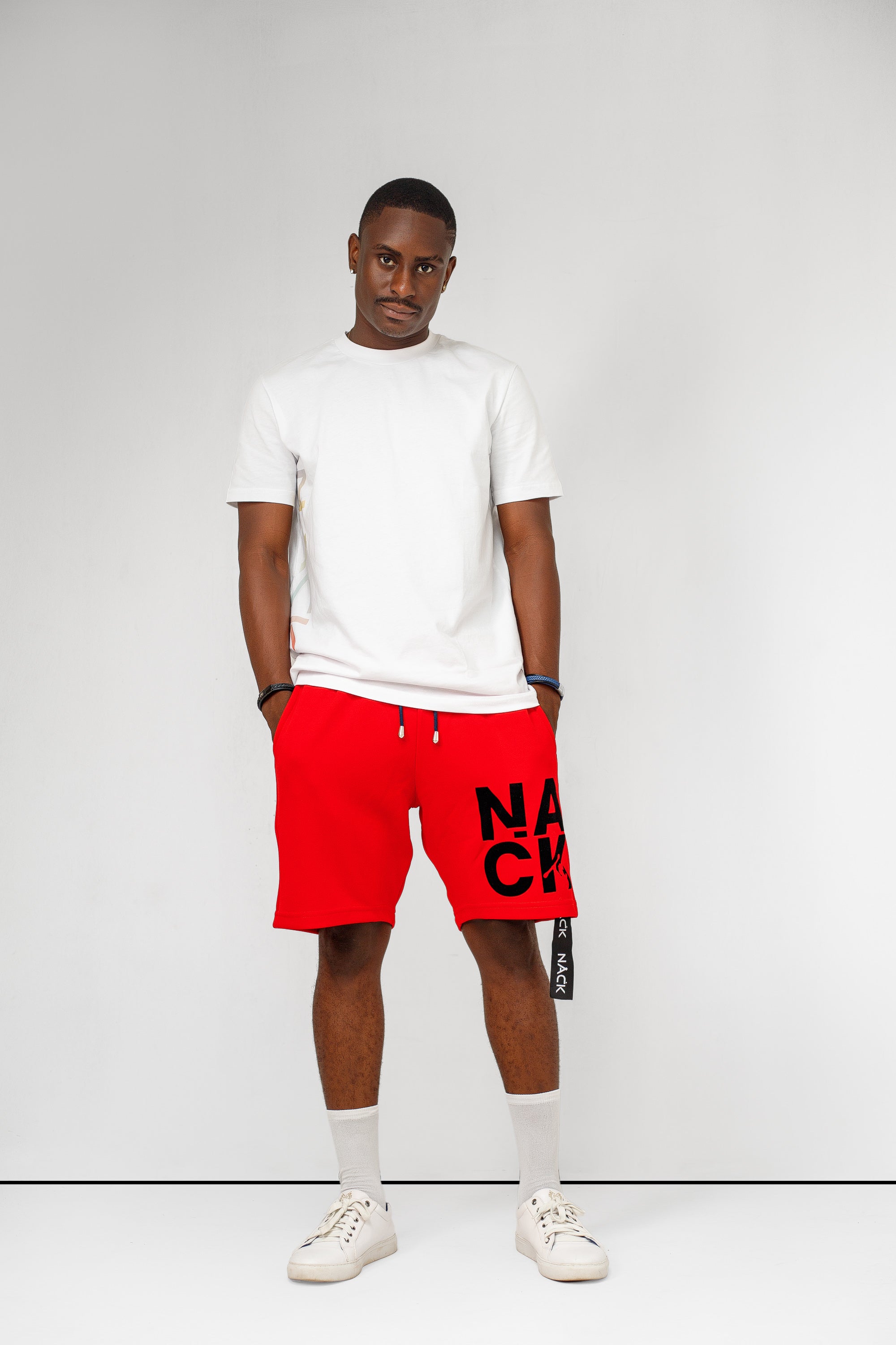 Jogger Shorts in Red
