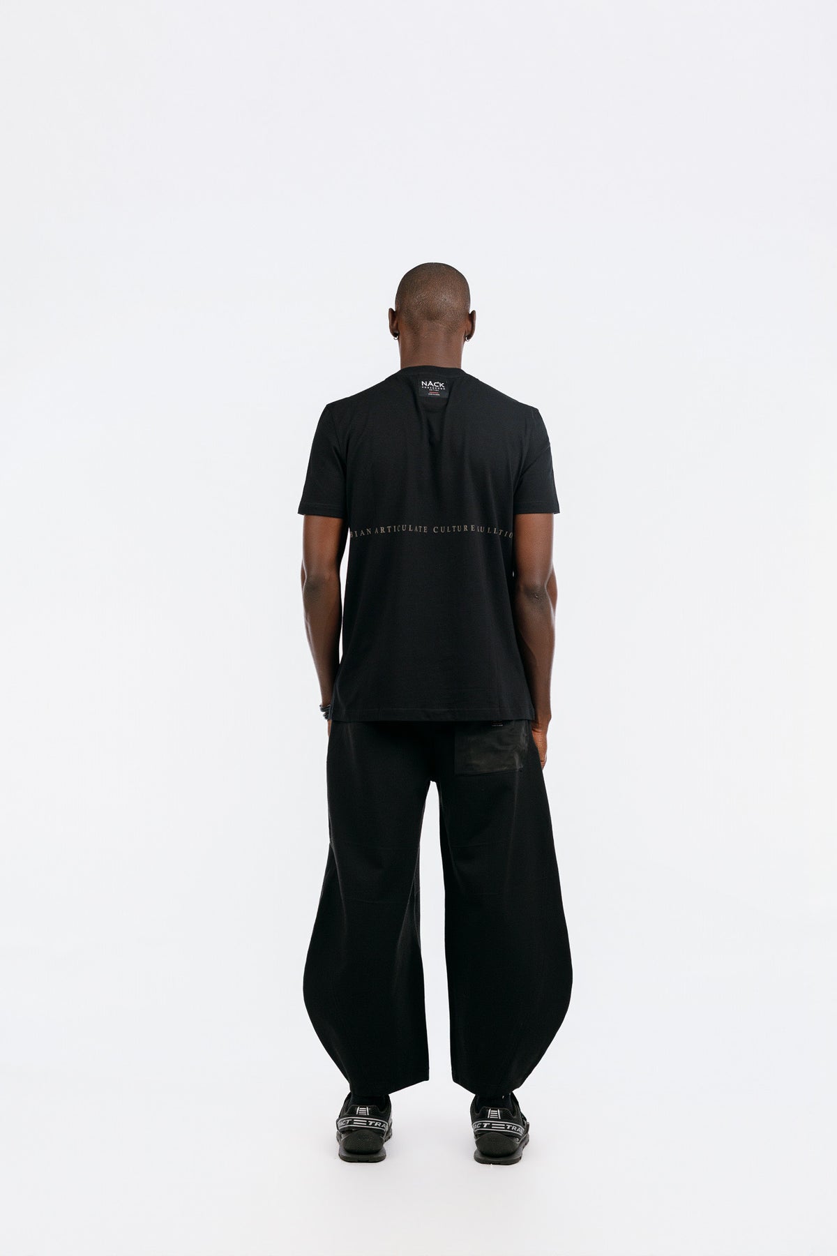 NACK Ribbon Tee in Black