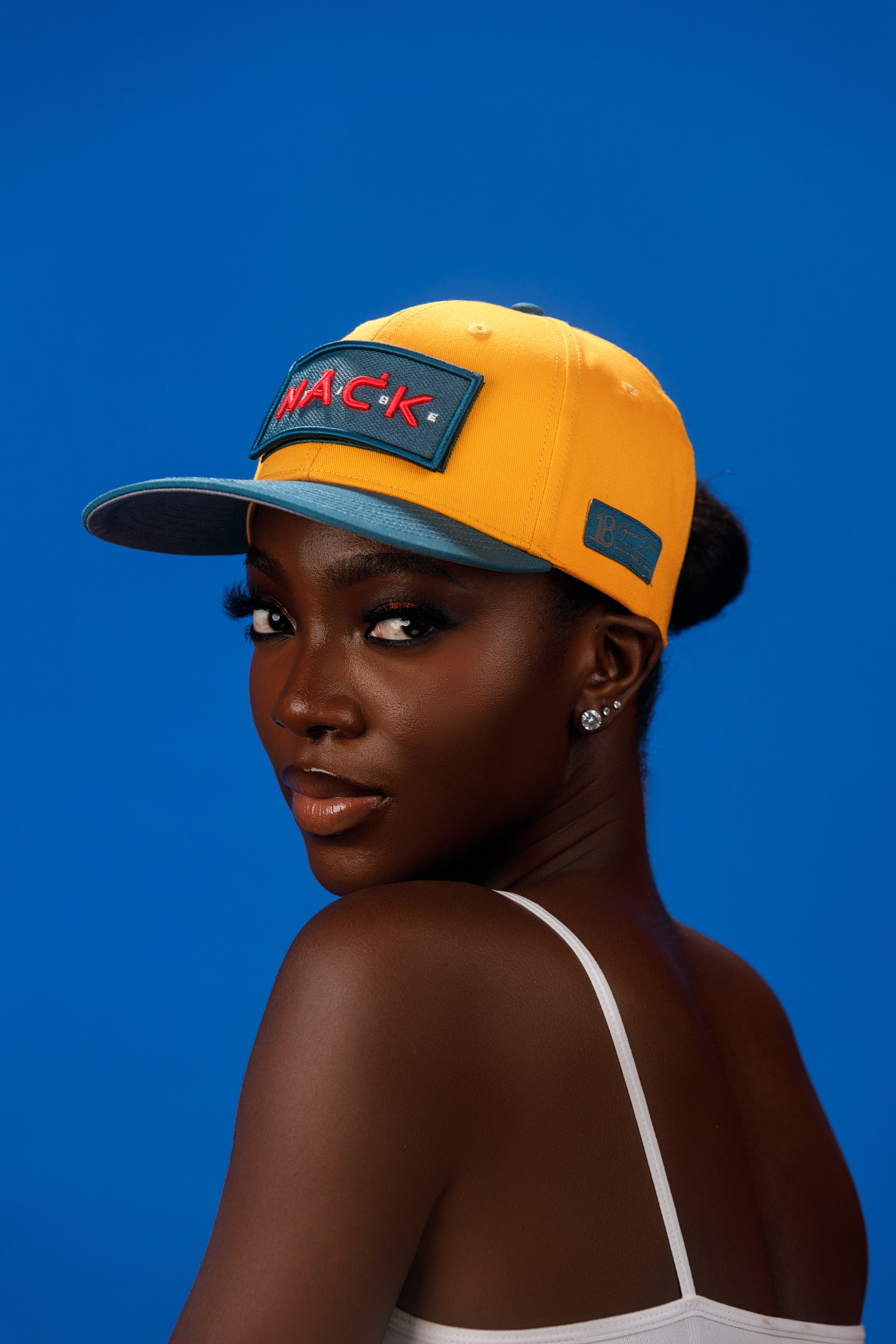 NACK Tribal Patch Cap in Yellow