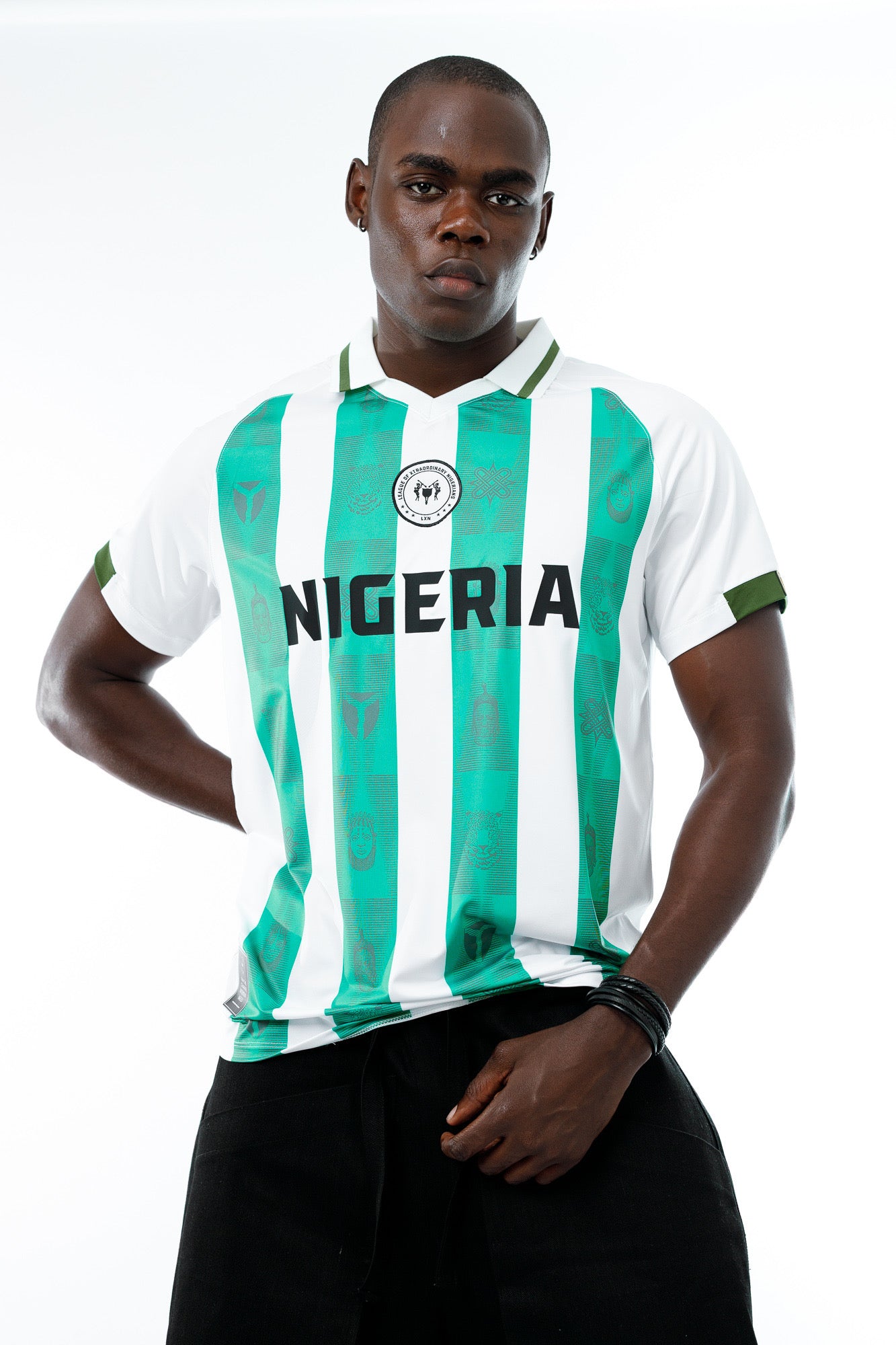LXN Nigerian Jersey season 2 in White