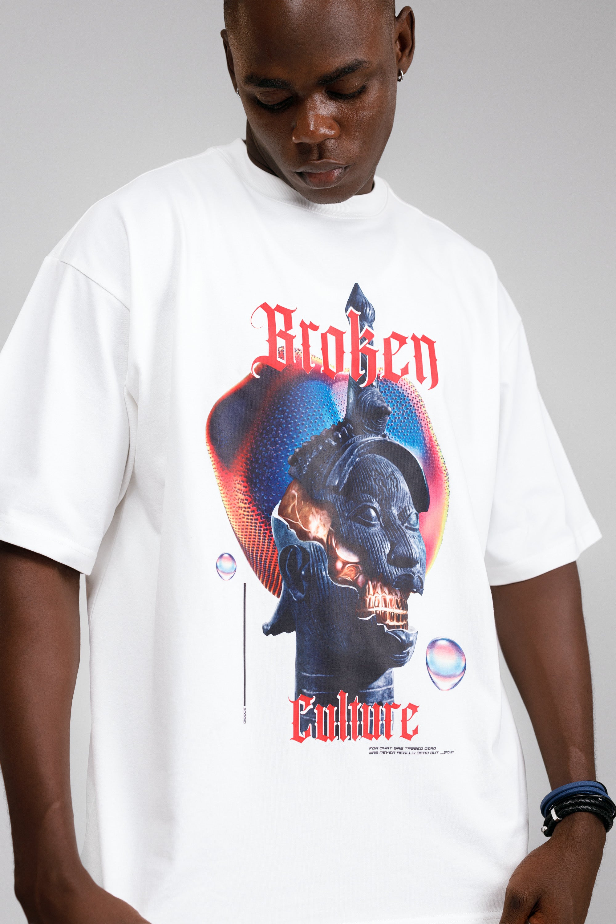 Broken Culture Tee in White