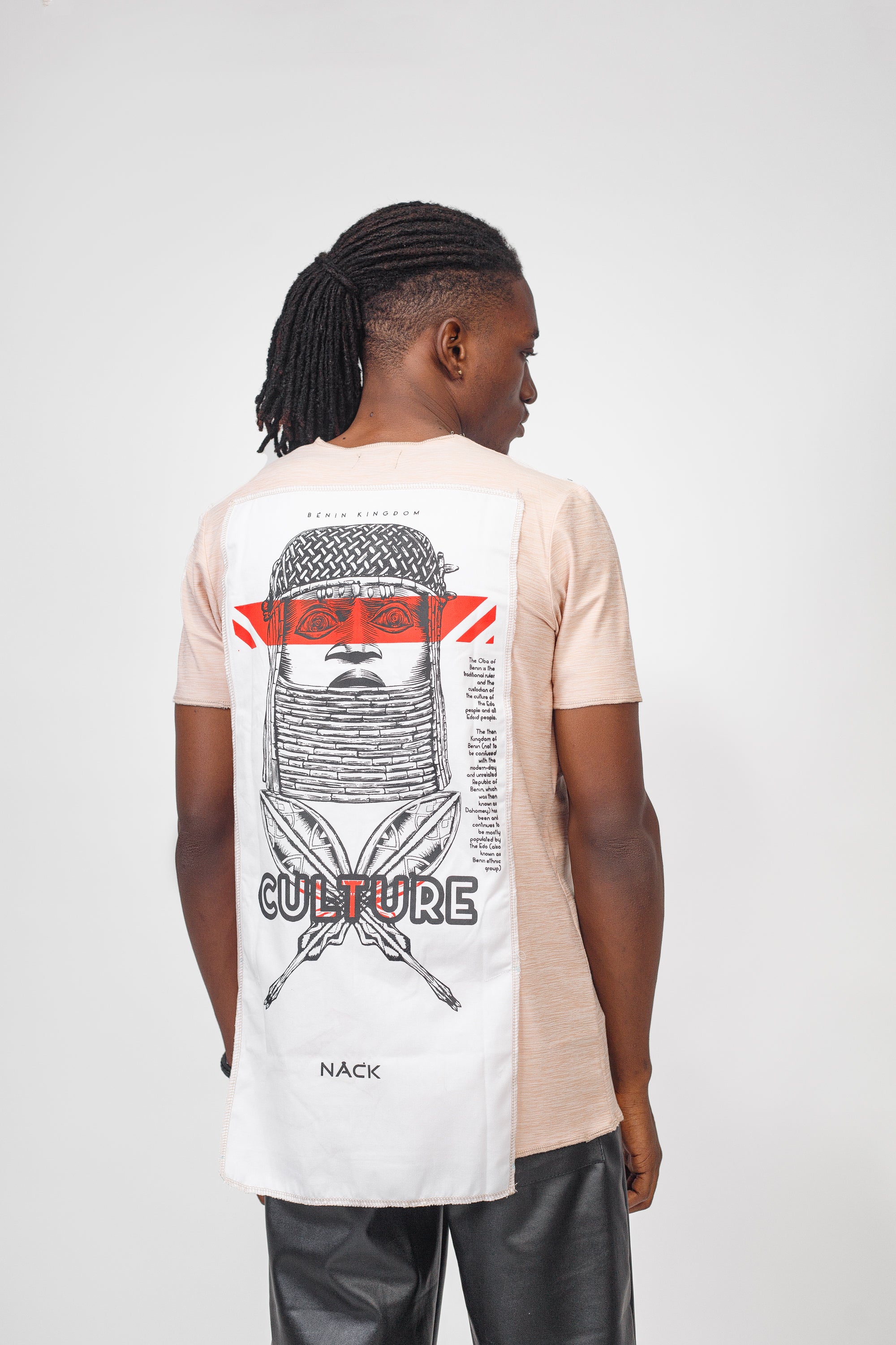 Liberation Tee in Peach