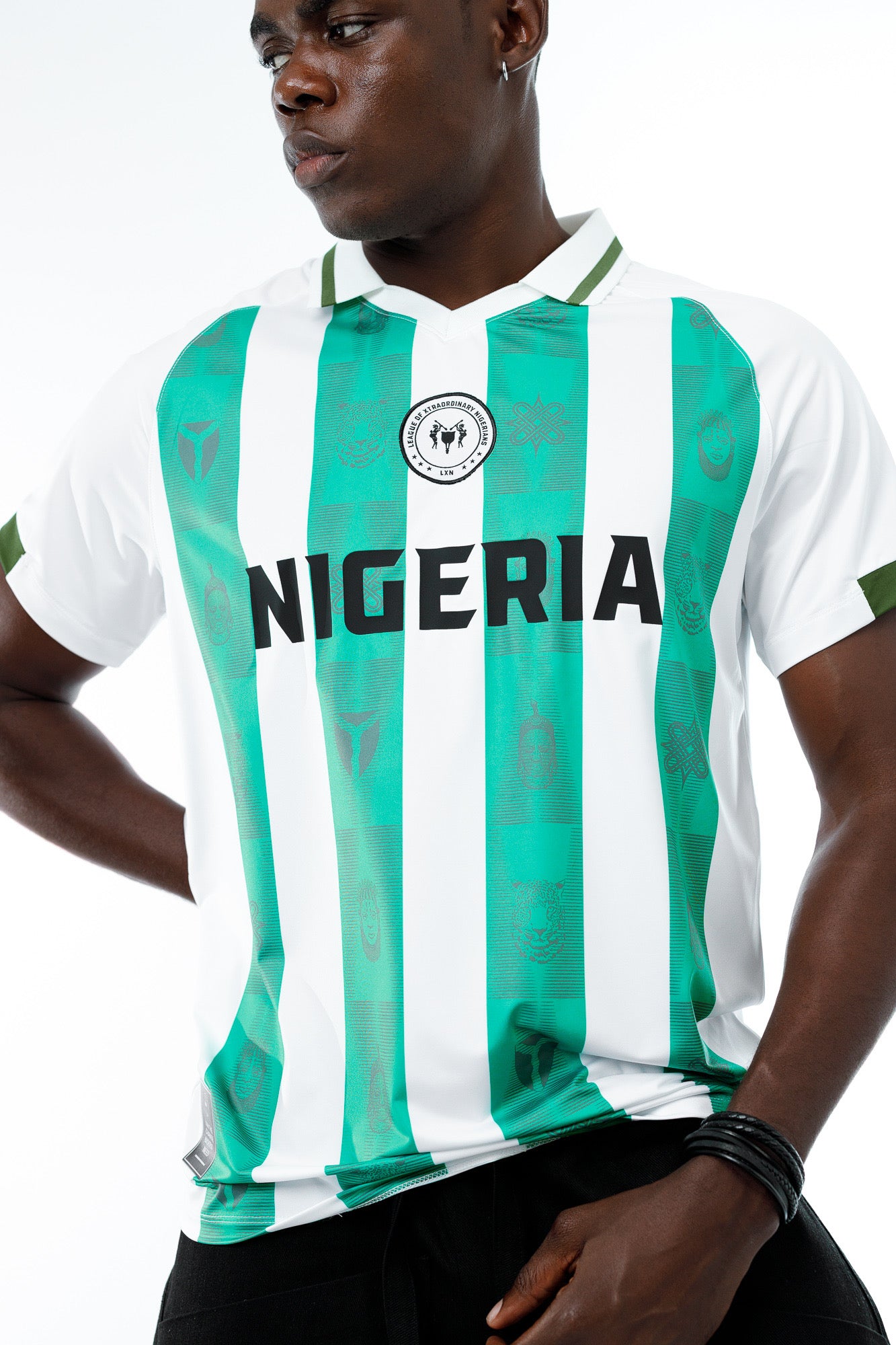 LXN Nigerian Jersey season 2 in White