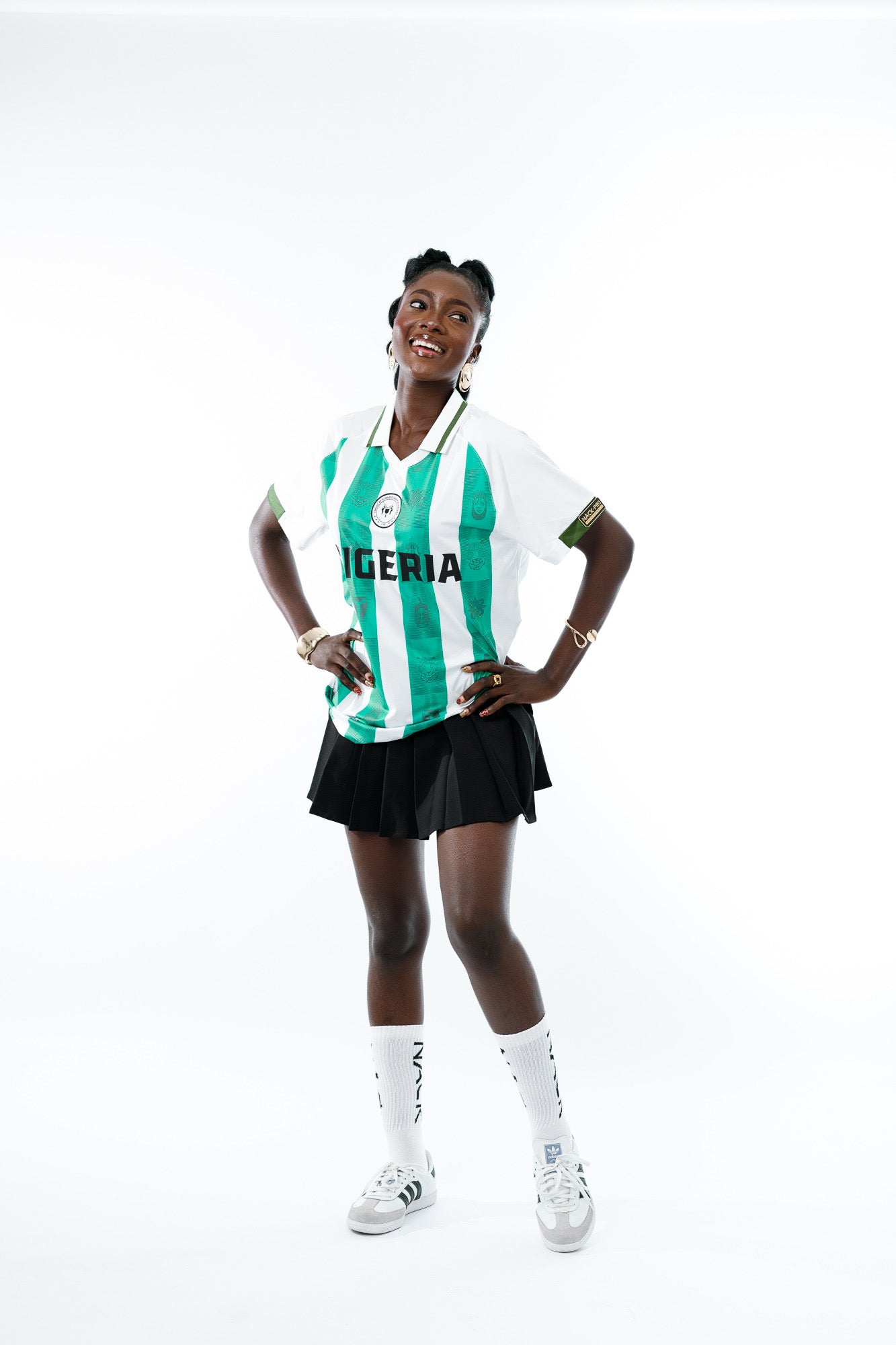 LXN Nigerian Jersey season 2 in White
