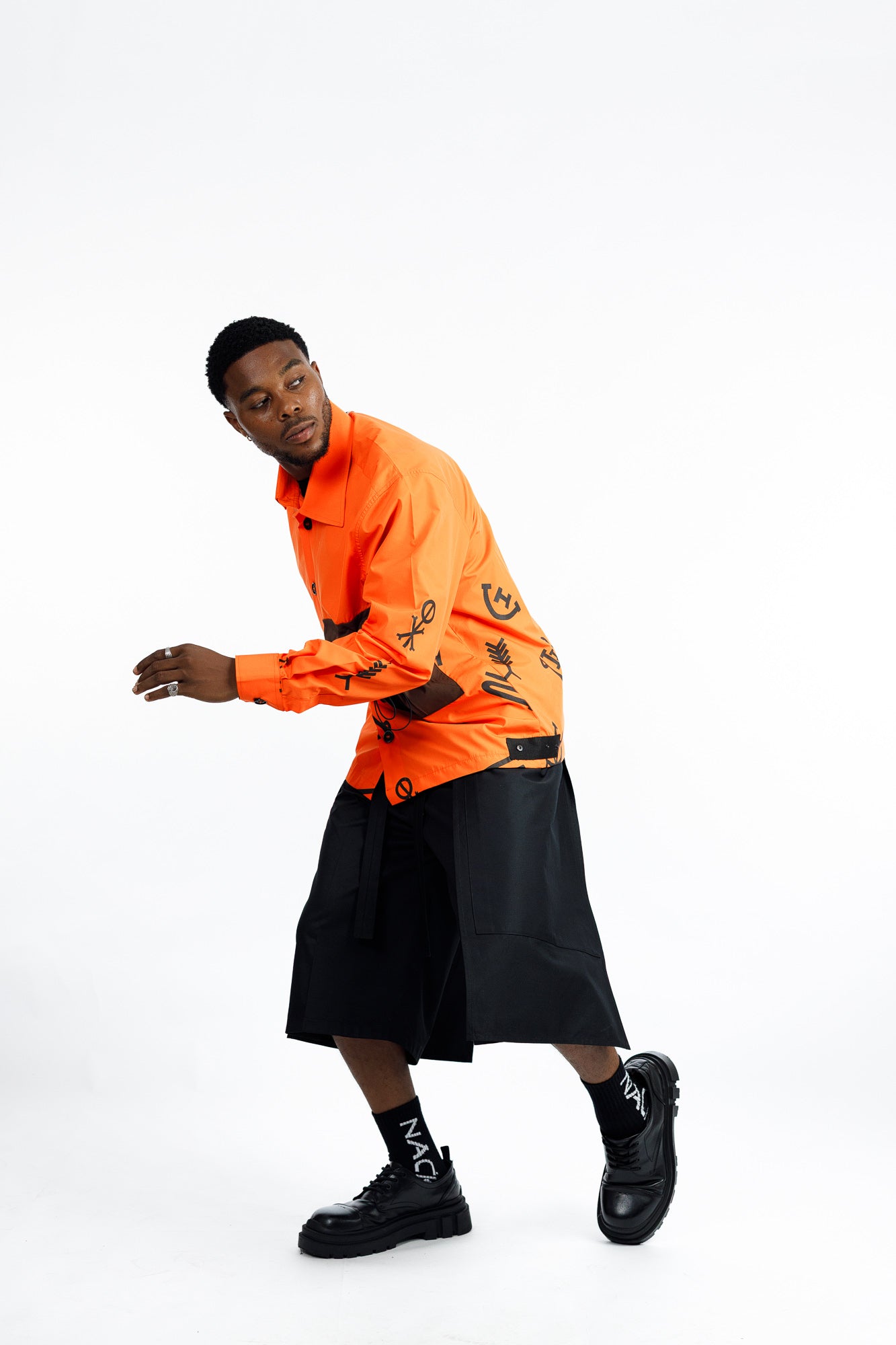 AKARA ORANGE SHIRT