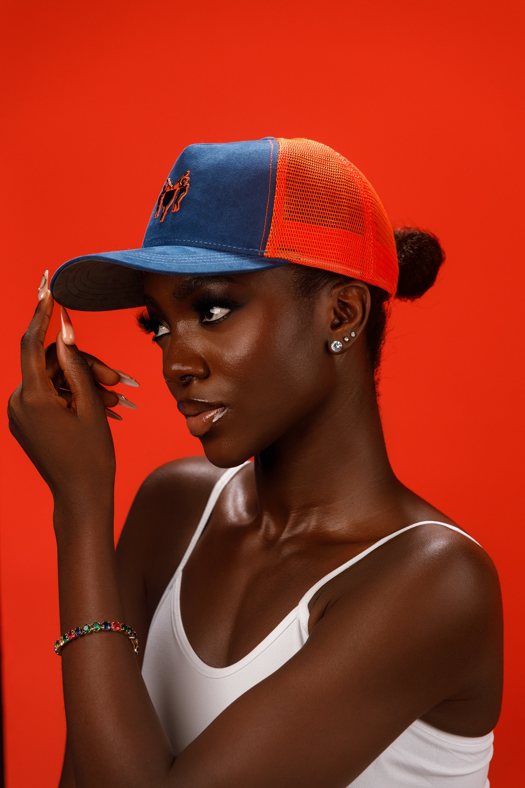 NACK 3D Mini Logo Cap in Blue
