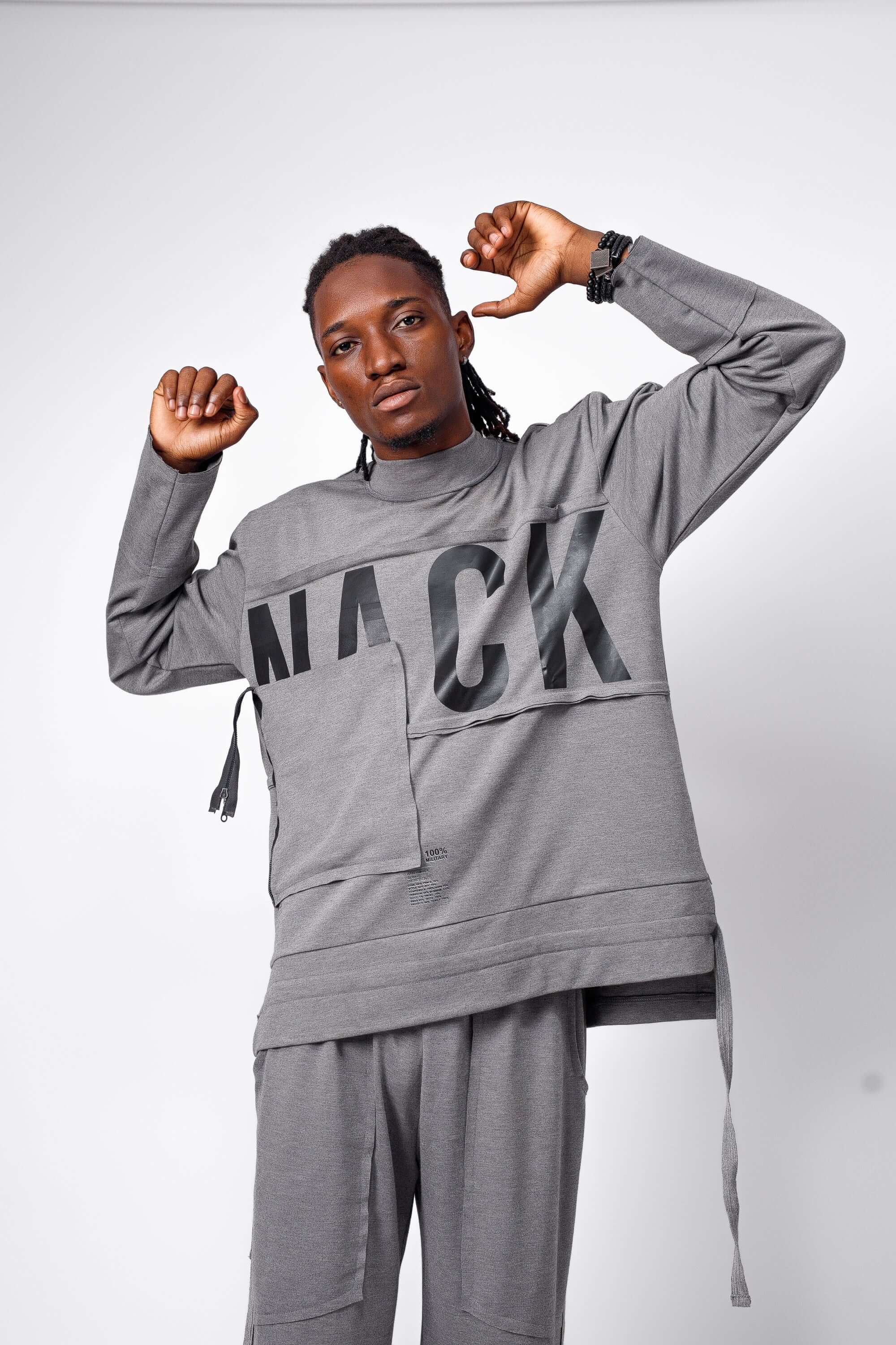NACK Edge Coord in Grey - Clothing