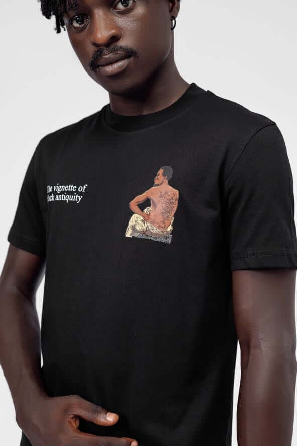 Black History Tee in Black - Shirts & Tops