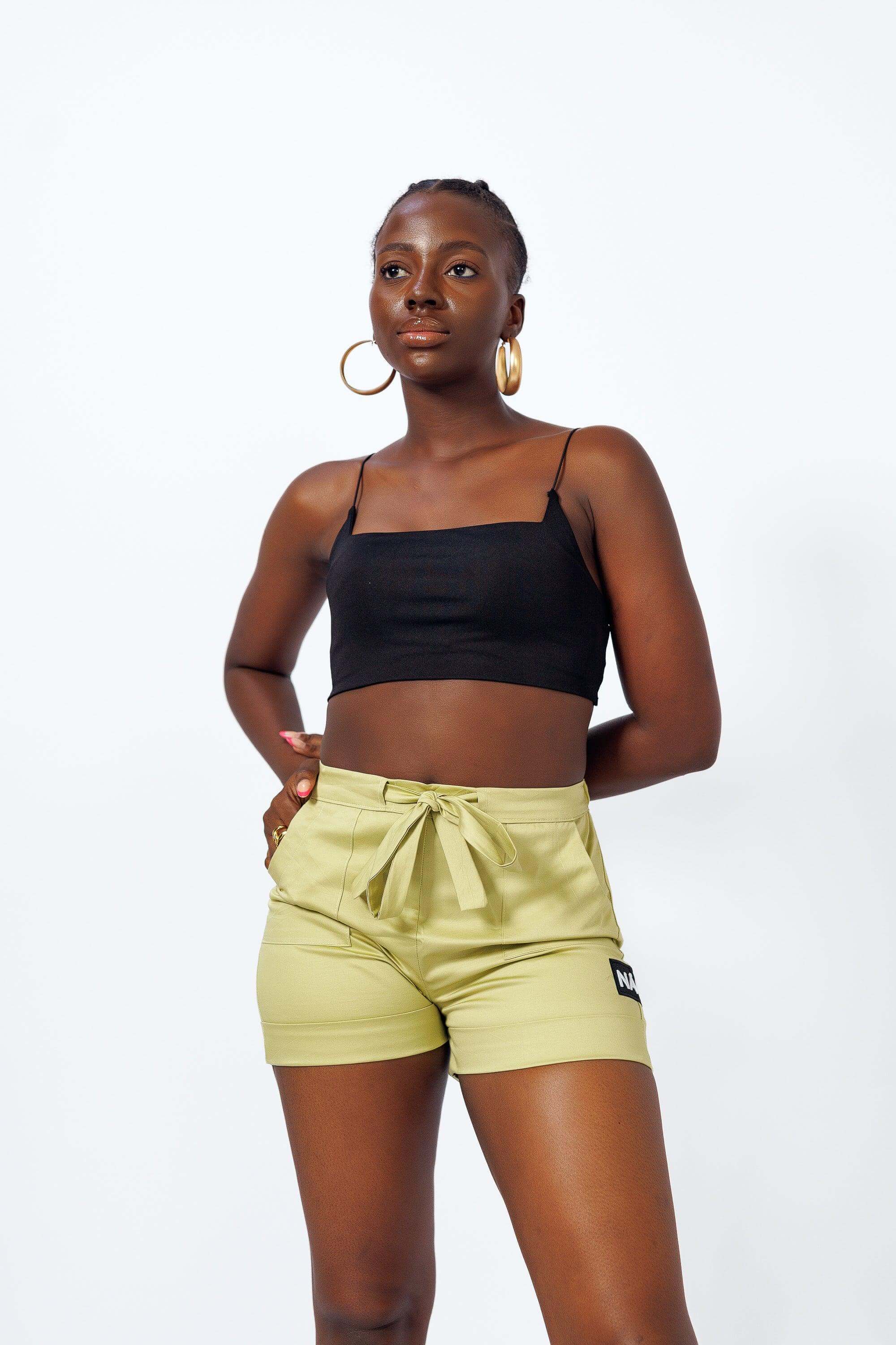 Female Short in Lemon - Clothing