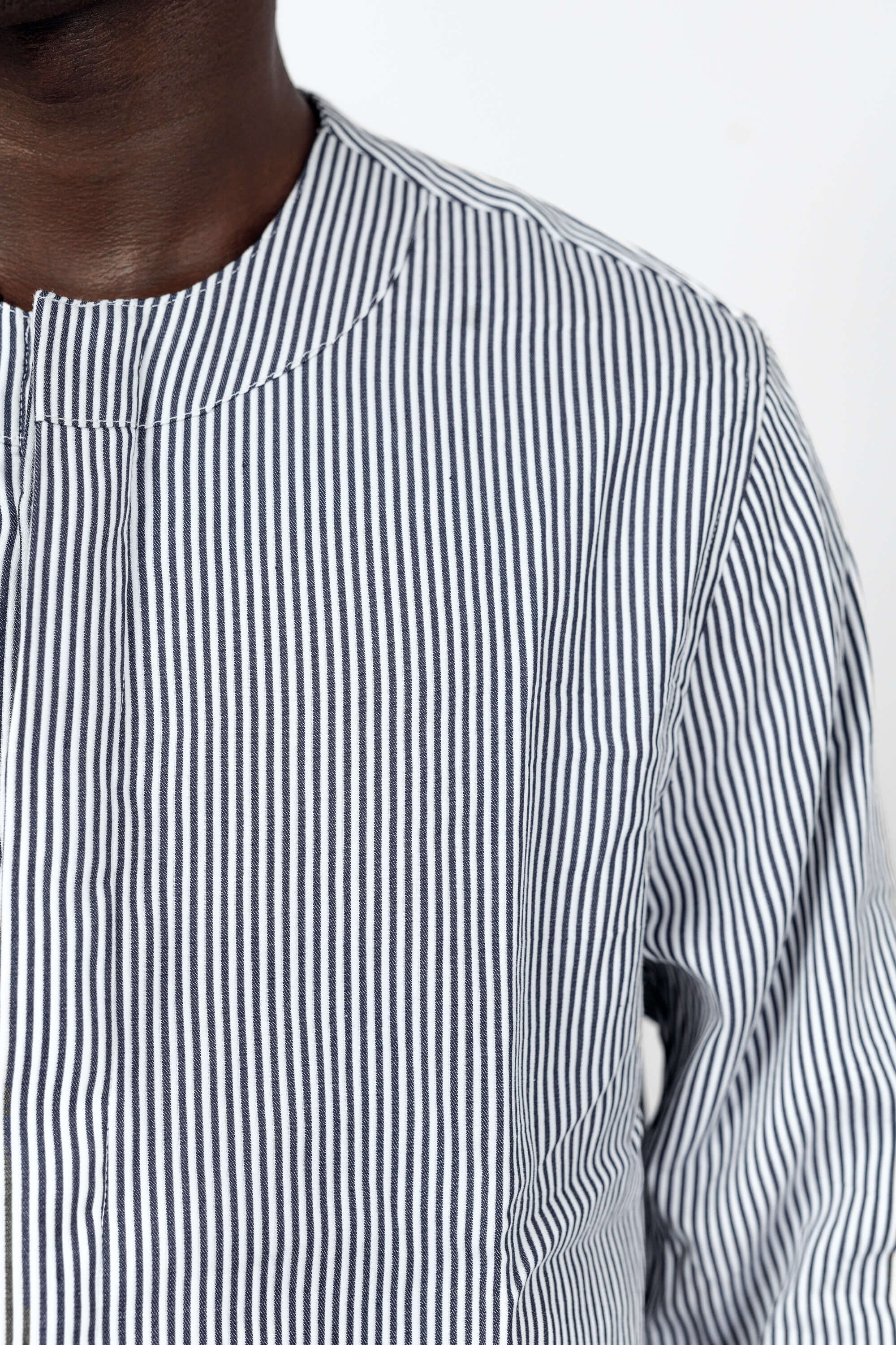 Monochrome Stripe Tunic - Shirts & Tops