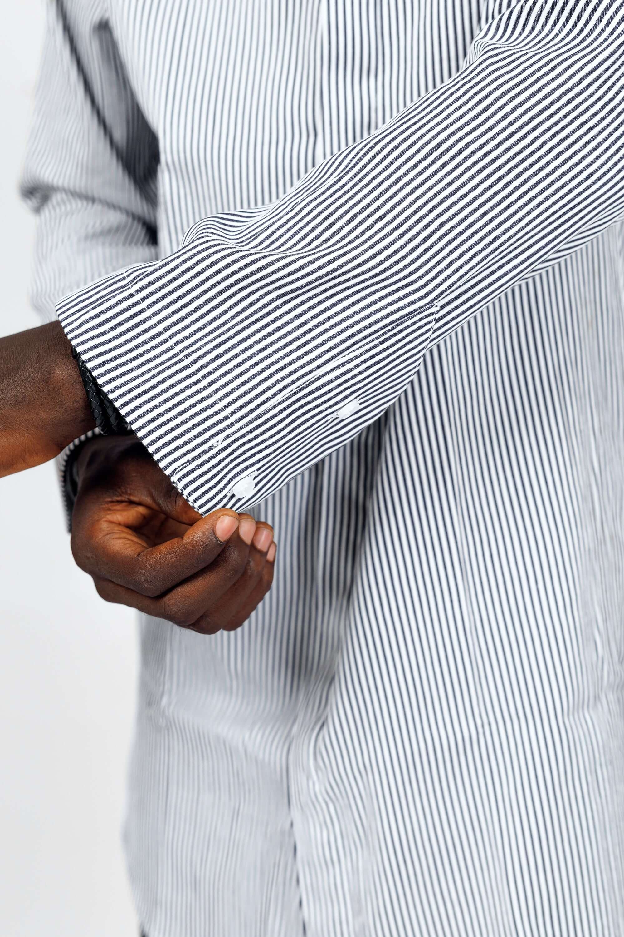 Monochrome Stripe Tunic - Shirts & Tops