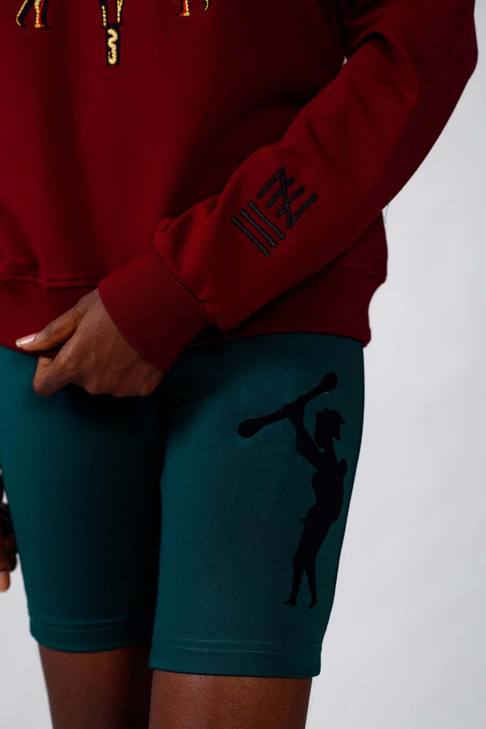 NACK Classic Sweat Top in Wine - Shirts & Tops