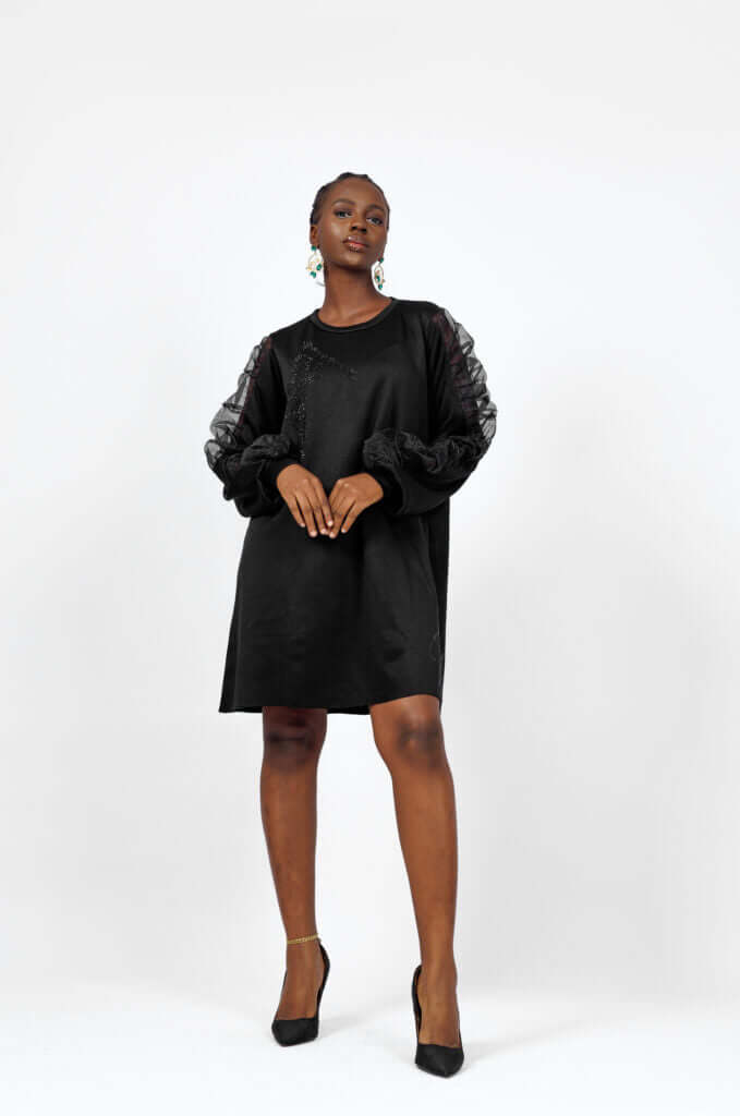 Oganza Dress in Black - Dresses