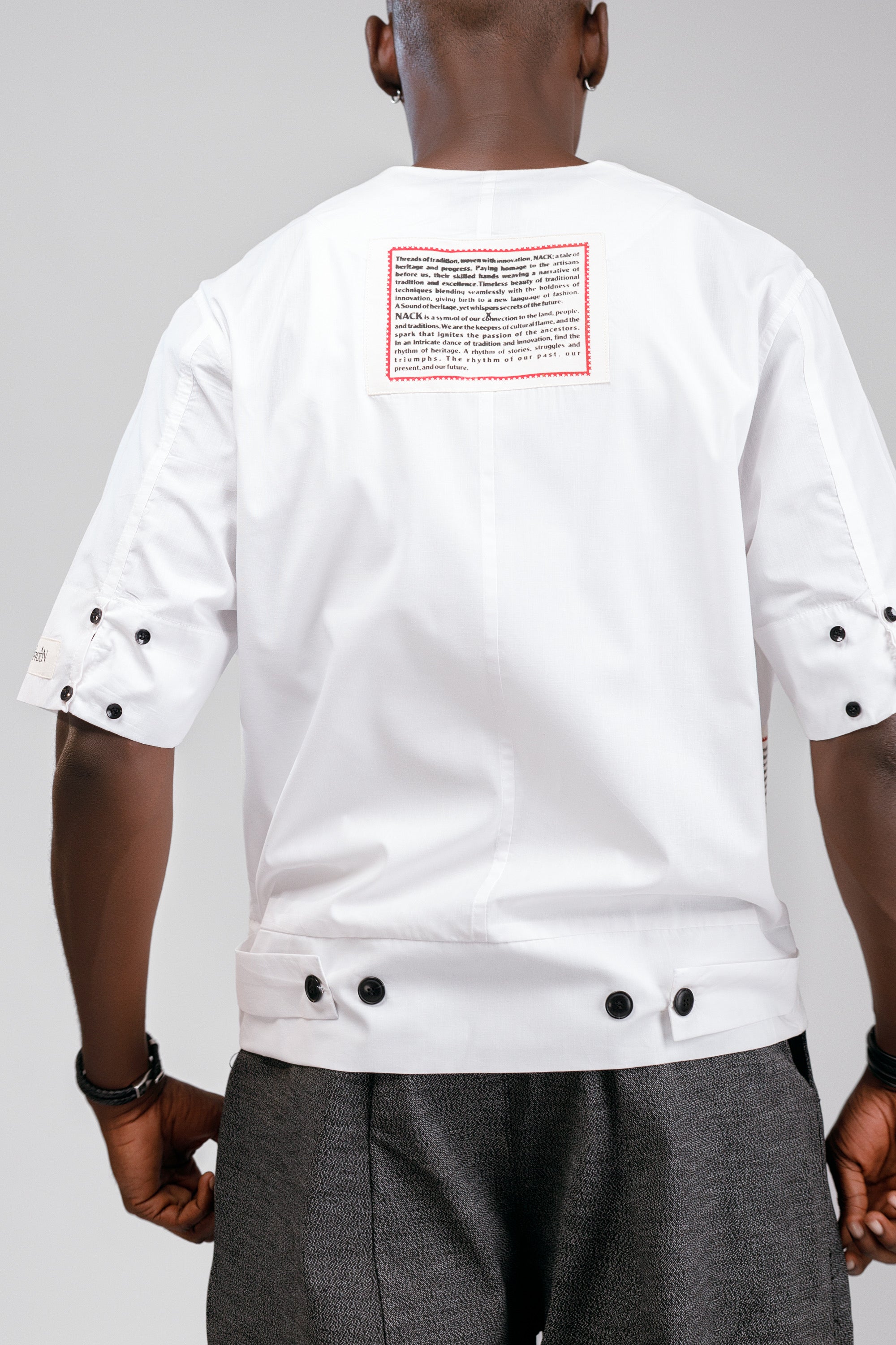 T.O.T SHIRT IN WHITE (THREADS OF TRADITION)