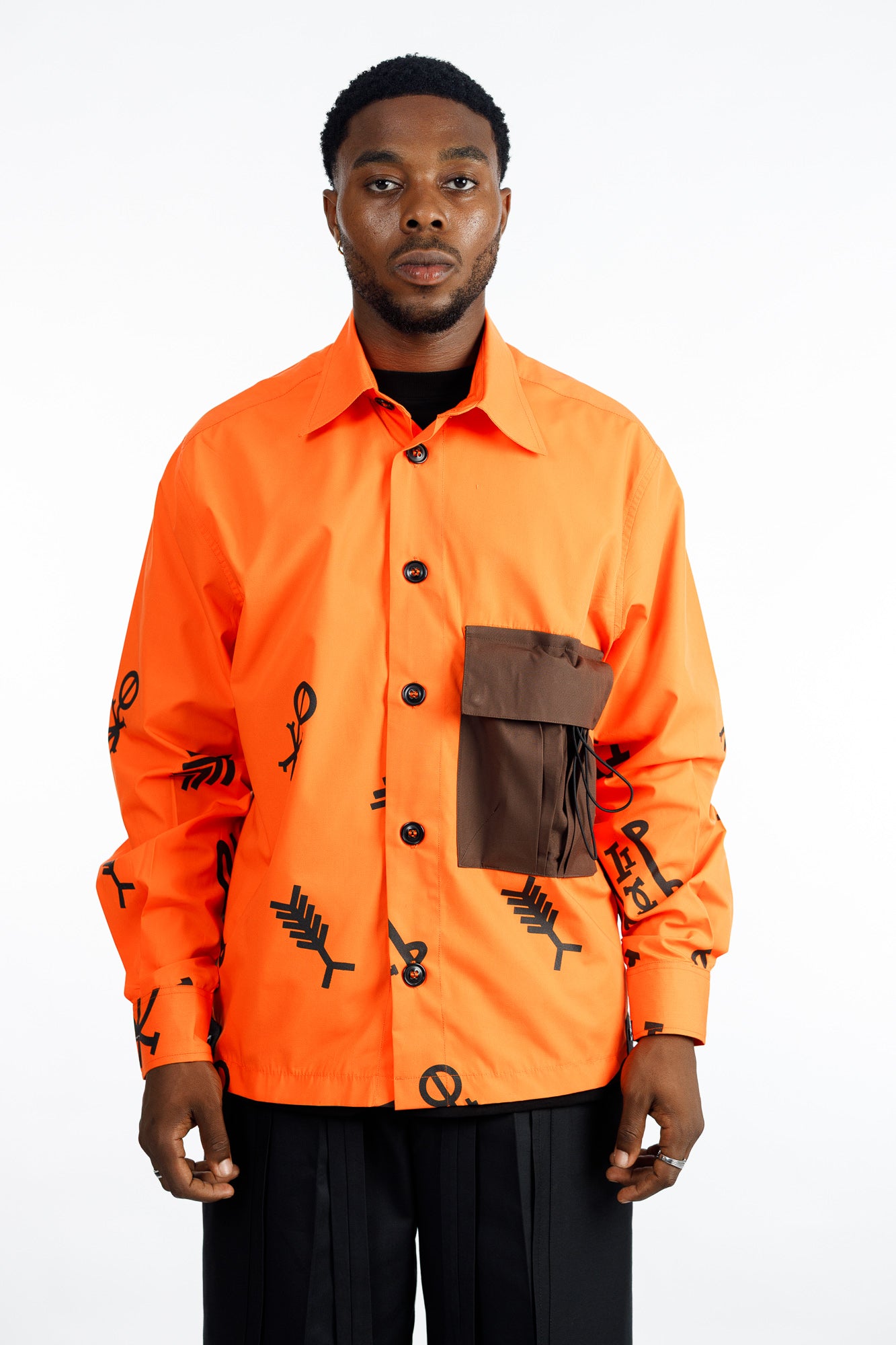 AKARA ORANGE SHIRT
