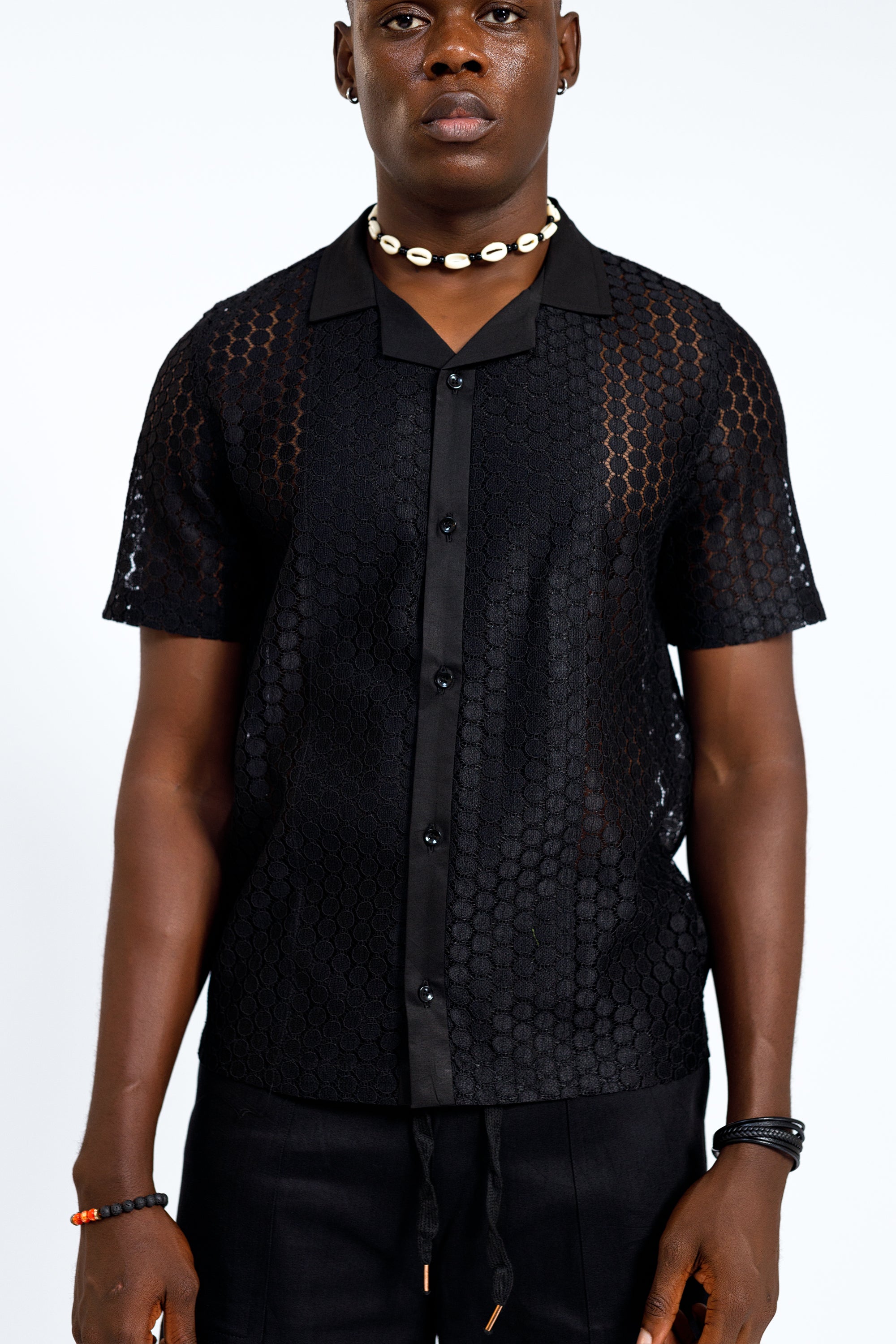 Male Lace Shirt