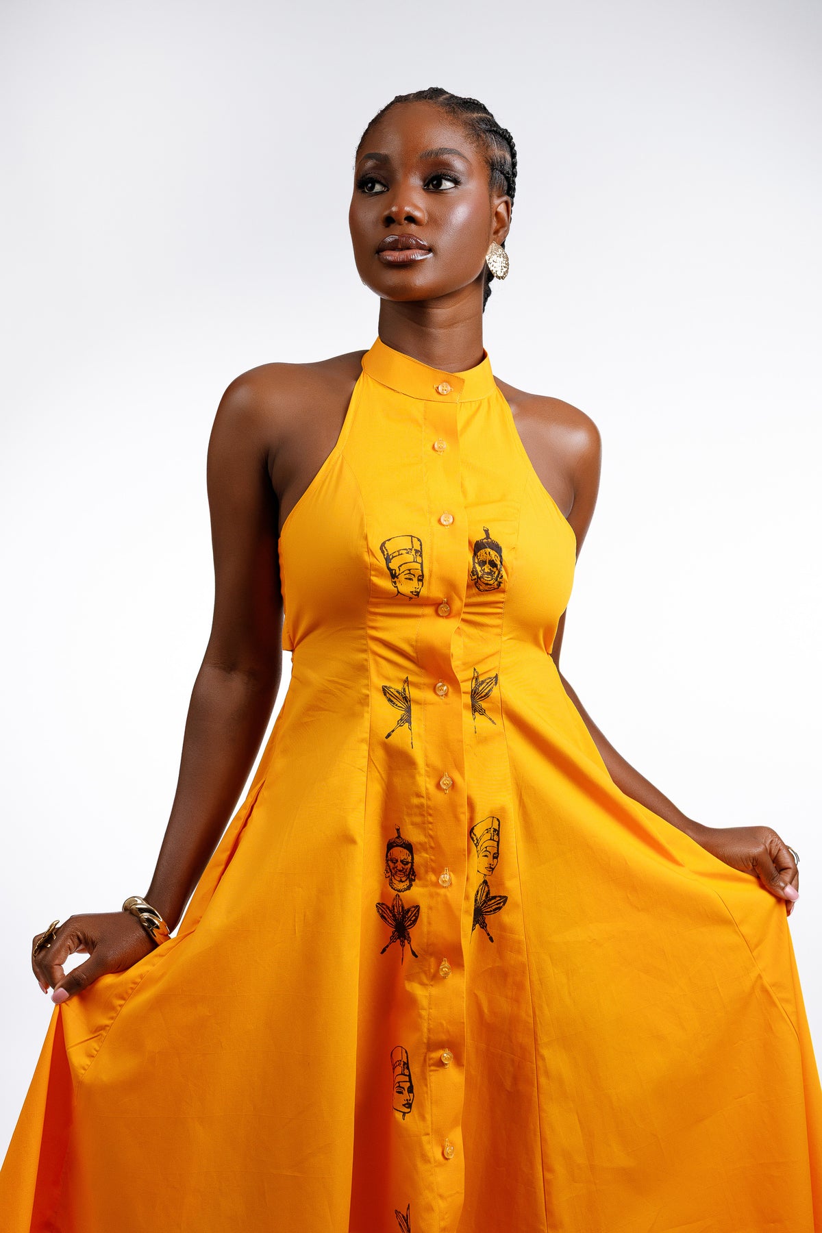 Female Dress (Ife) in Yellow