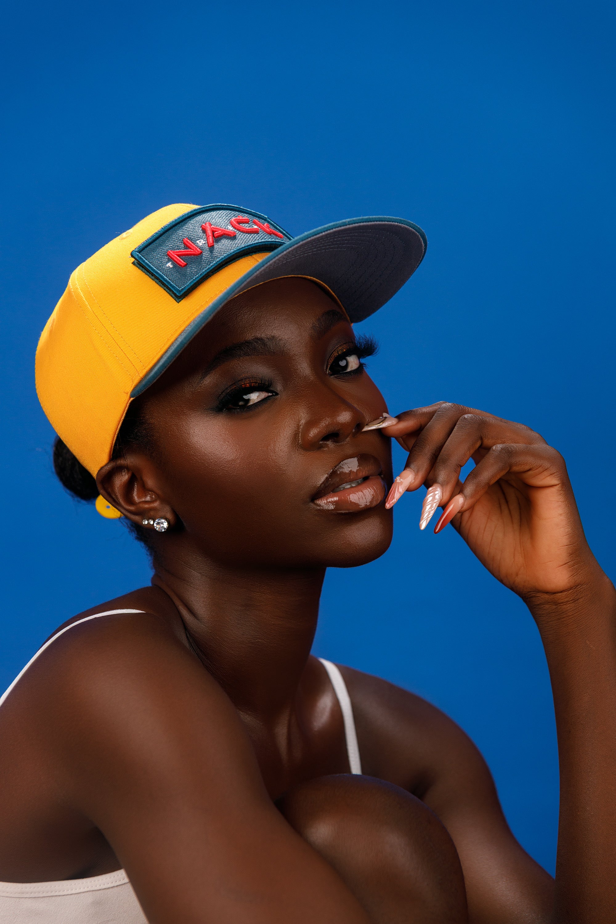 NACK Tribal Patch Cap in Yellow