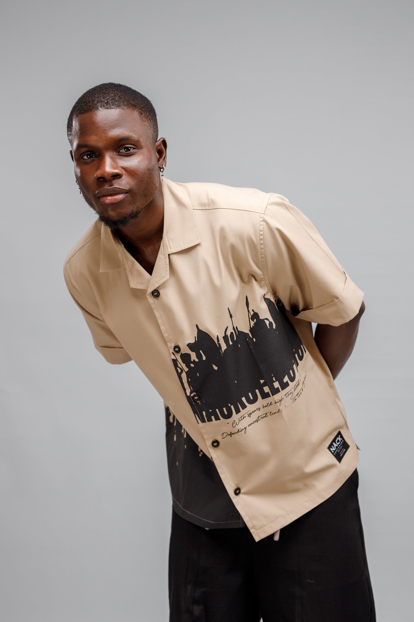Jagun Shirt in Beige