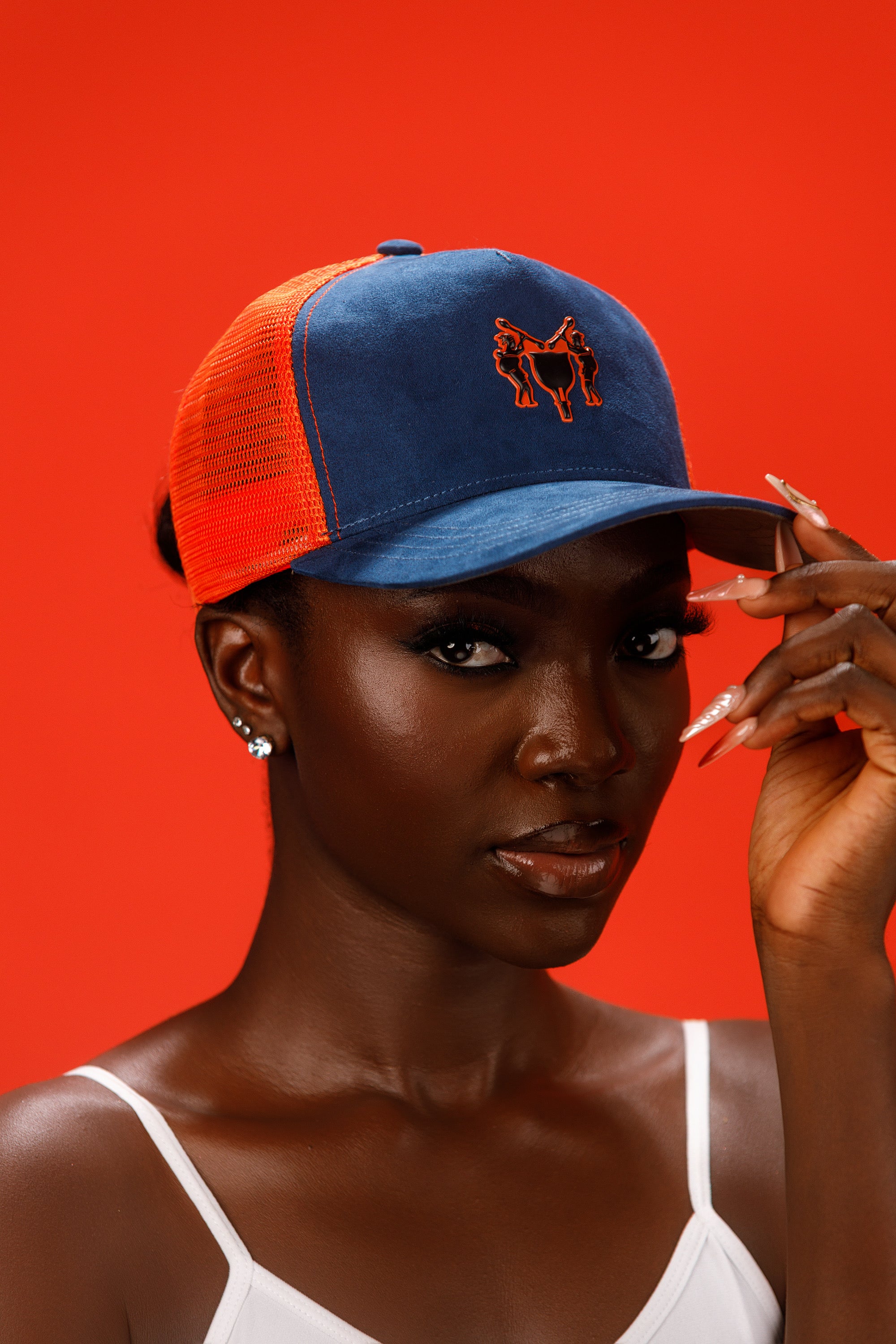 NACK 3D Mini Logo Cap in Blue