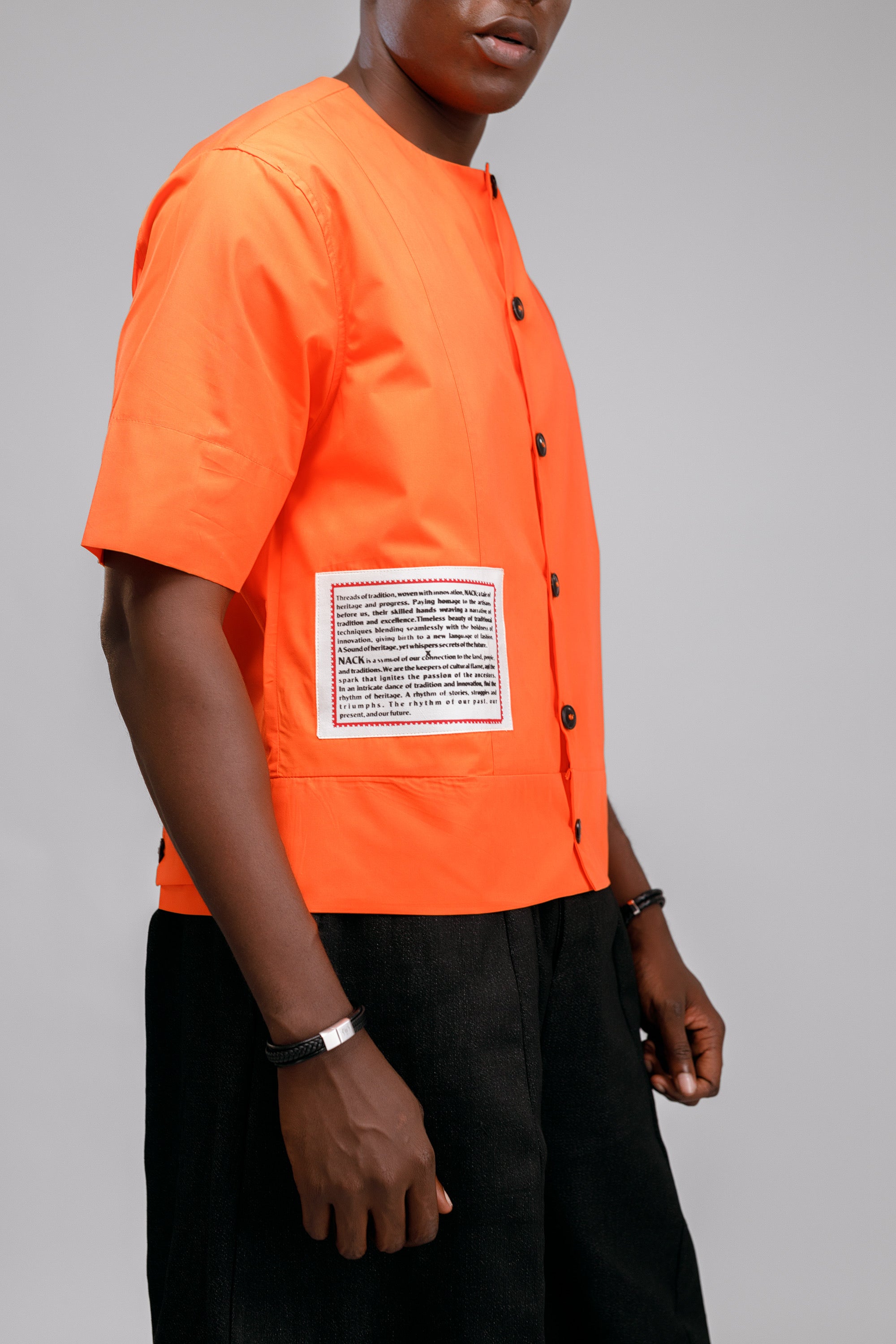 T.O.T SHIRT IN ORANGE (THREADS OF TRADITION)