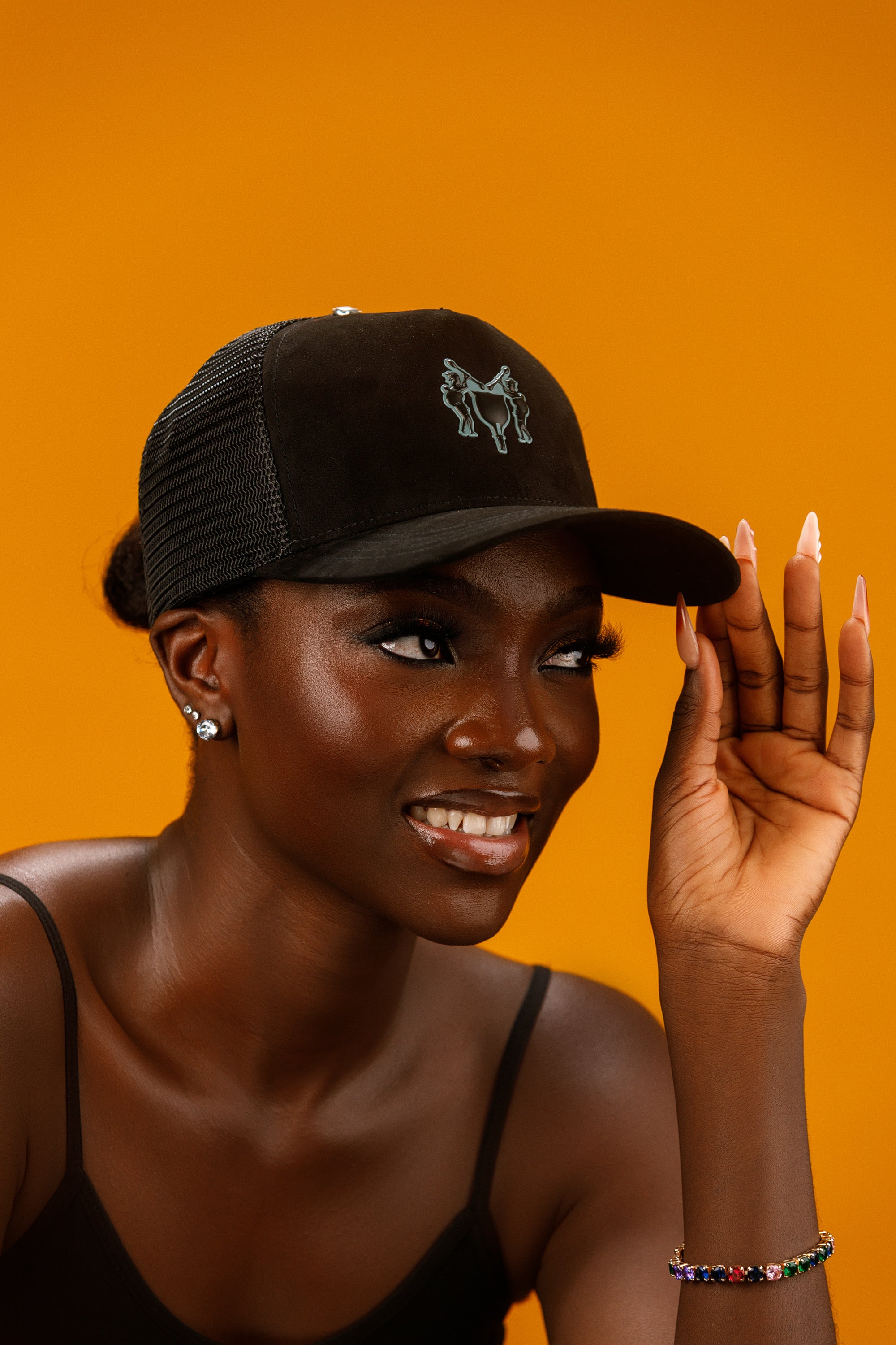 NACK 3D Mini Logo Cap in Black