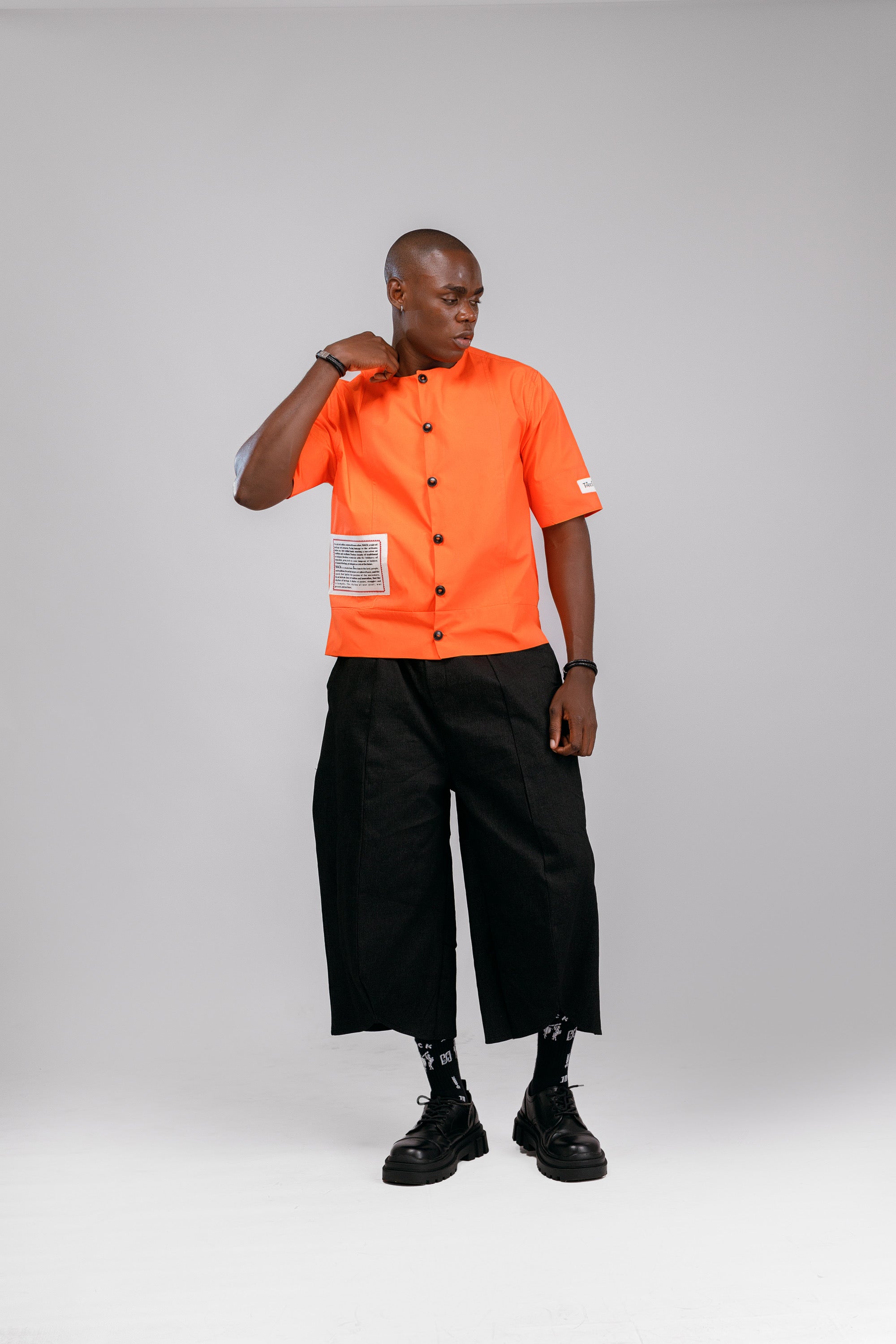 T.O.T SHIRT IN ORANGE (THREADS OF TRADITION)