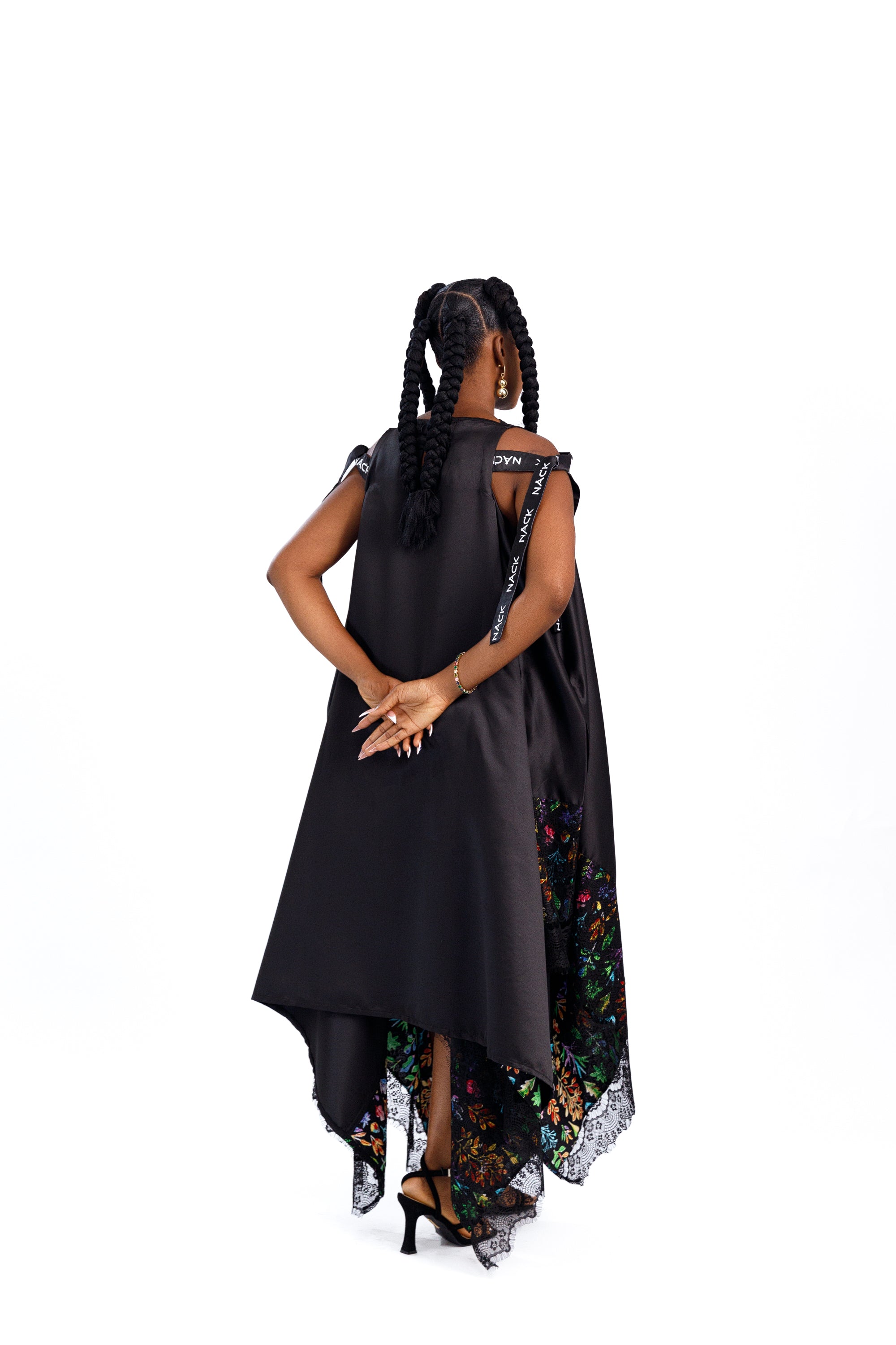 Malkia Dress in Black