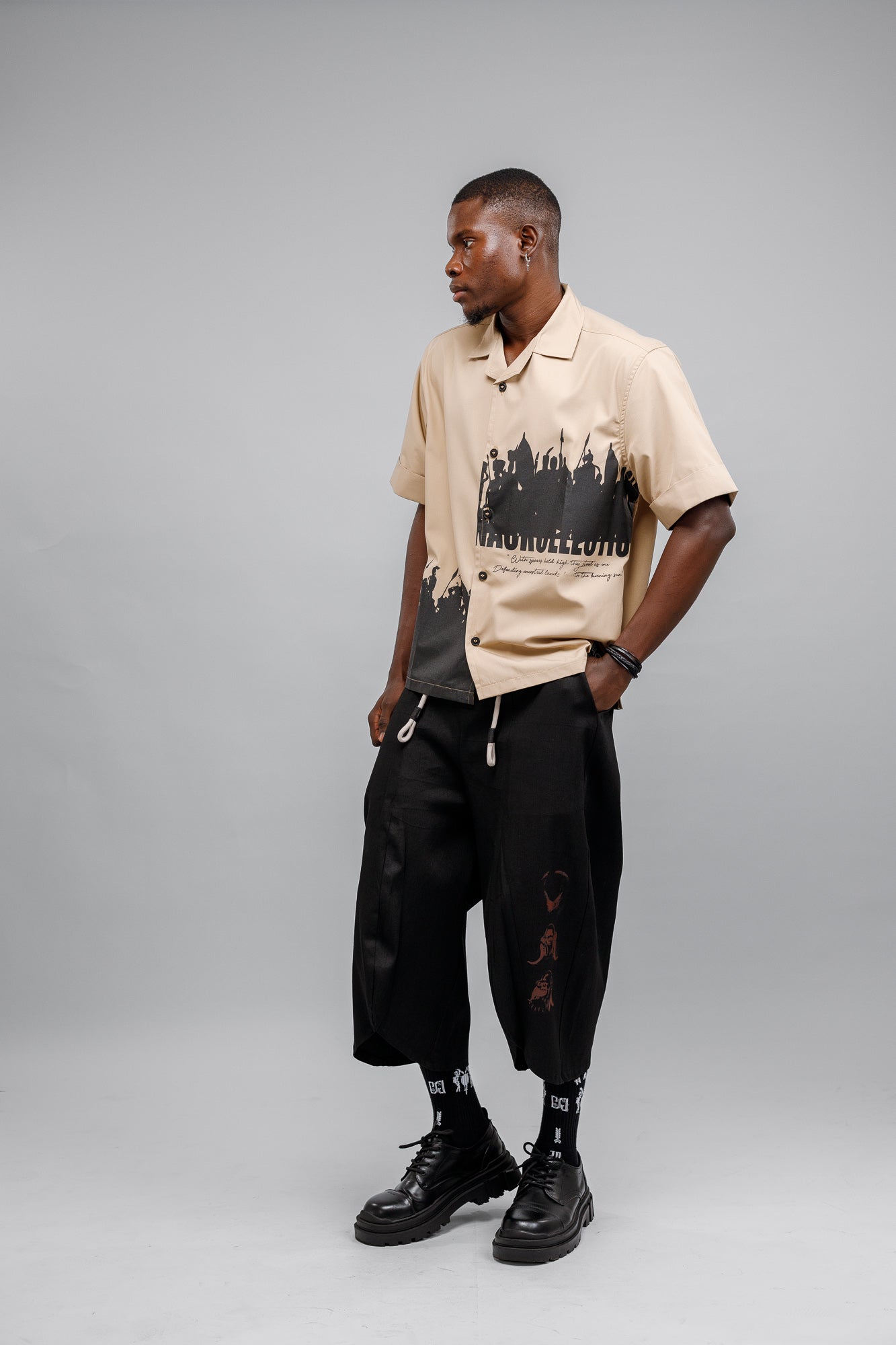 Jagun Shirt in Beige