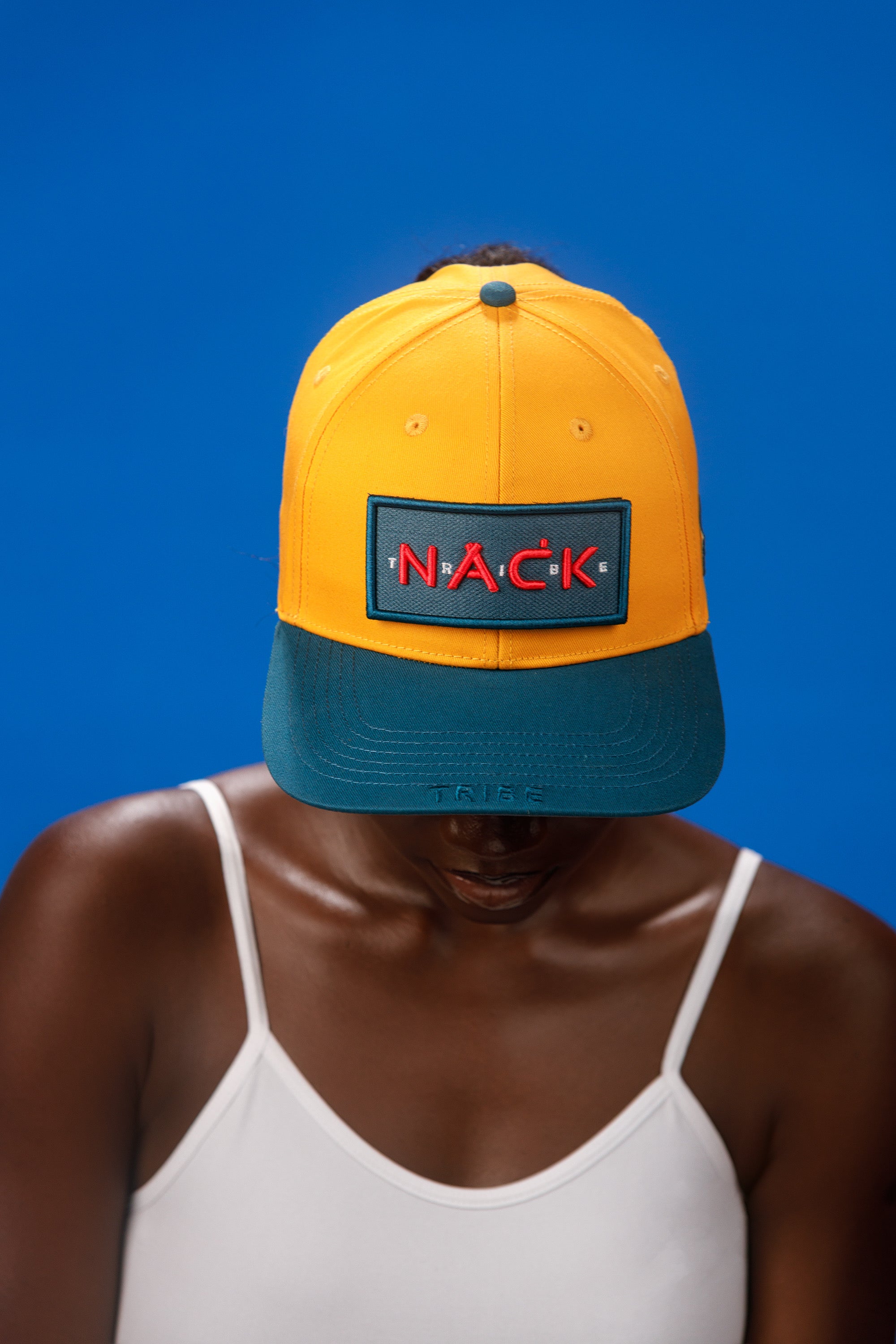 NACK Tribal Patch Cap in Yellow