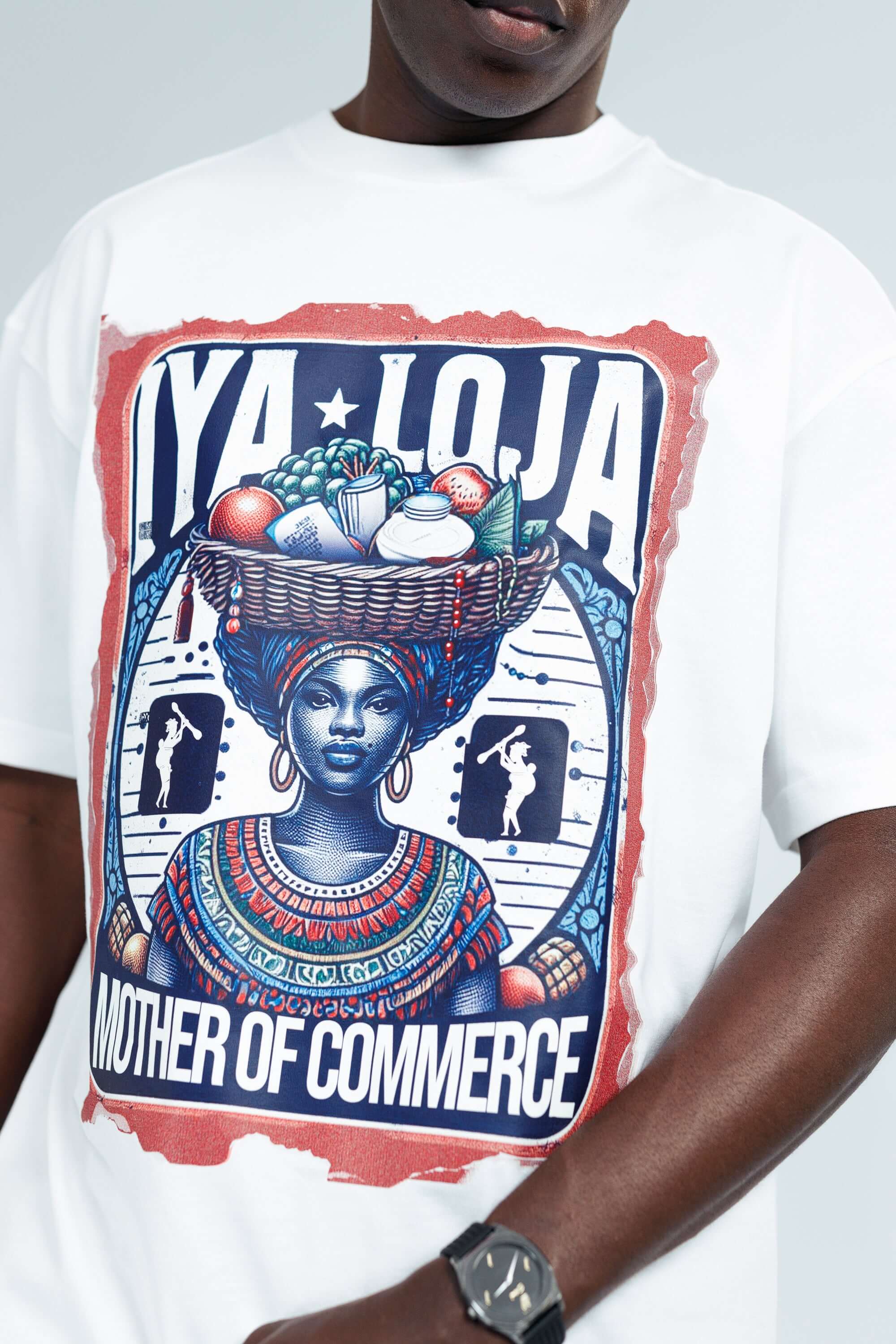 Iyaloja Tee in White - Uncategorized