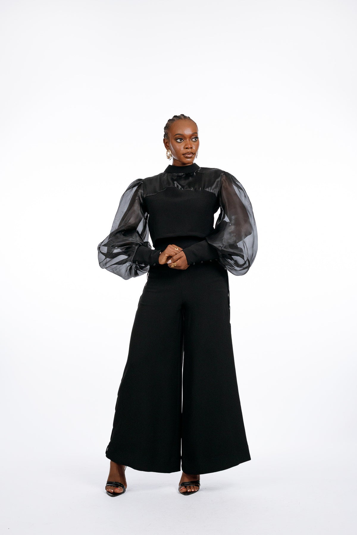 Ara-Set Pant in Black