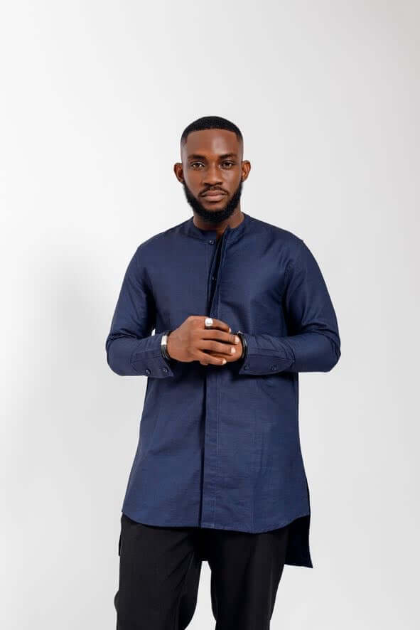 Monochrome Tunic in Navy Blue | NACK Apparel