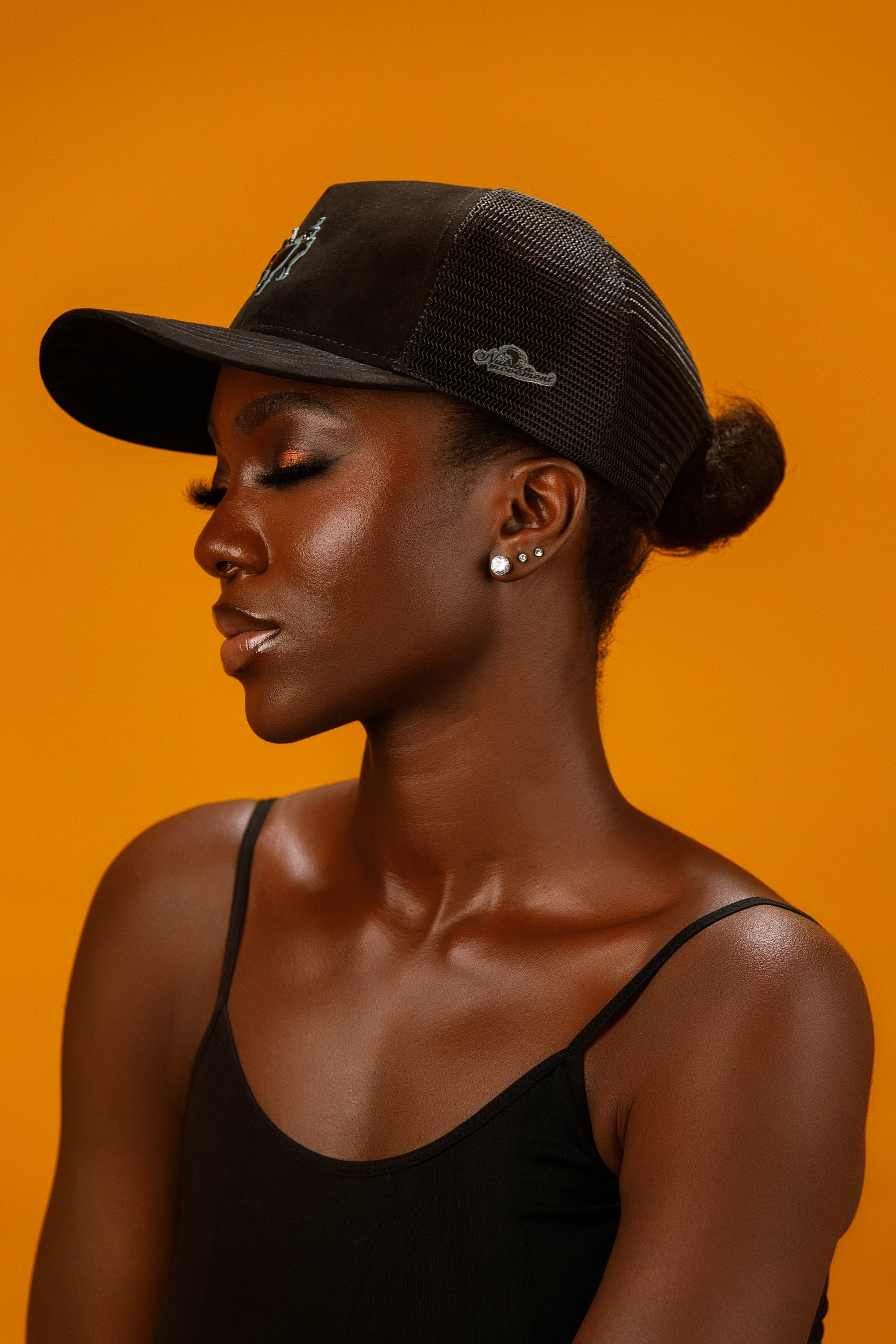 NACK 3D Mini Logo Cap in Black