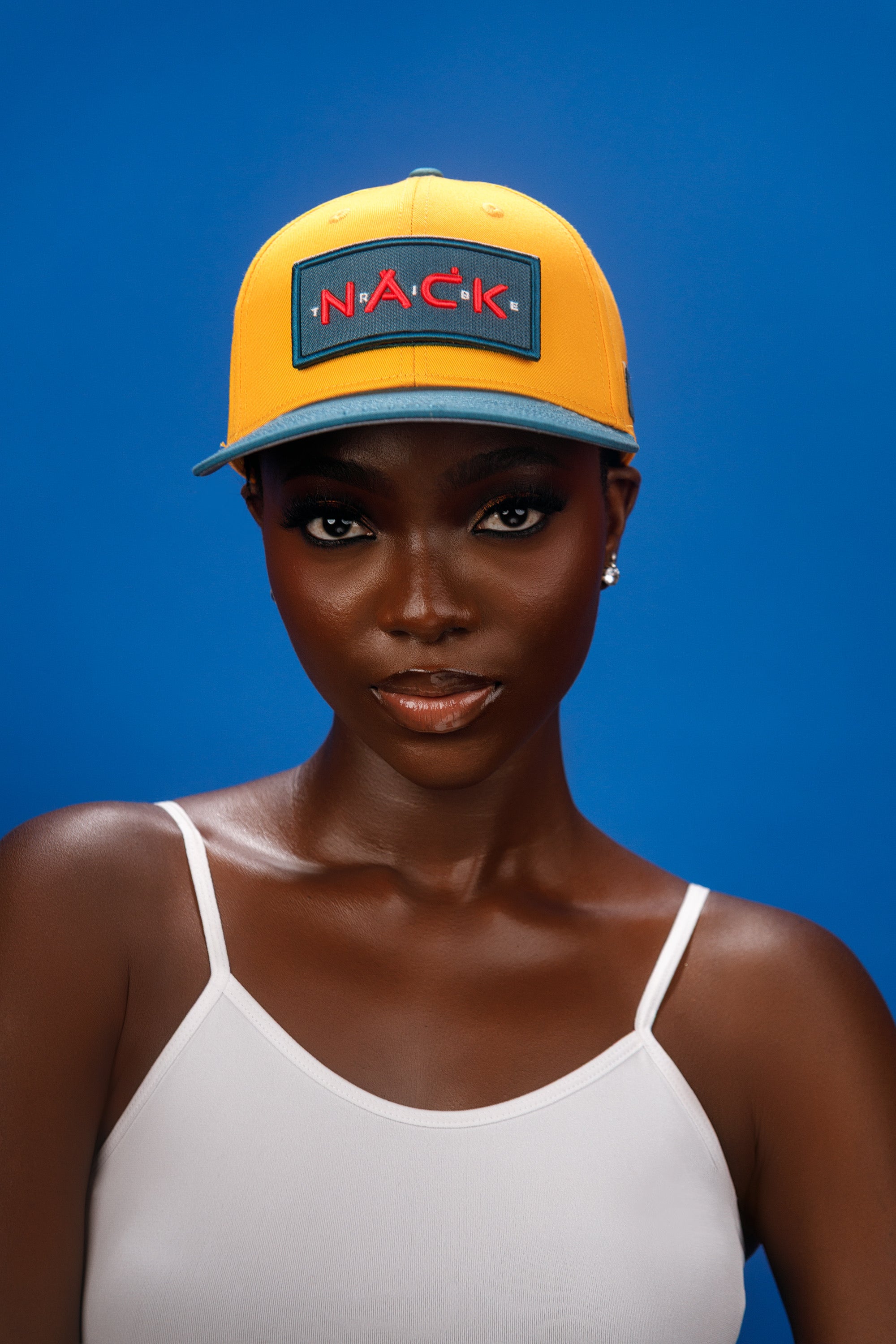 NACK Tribal Patch Cap in Yellow