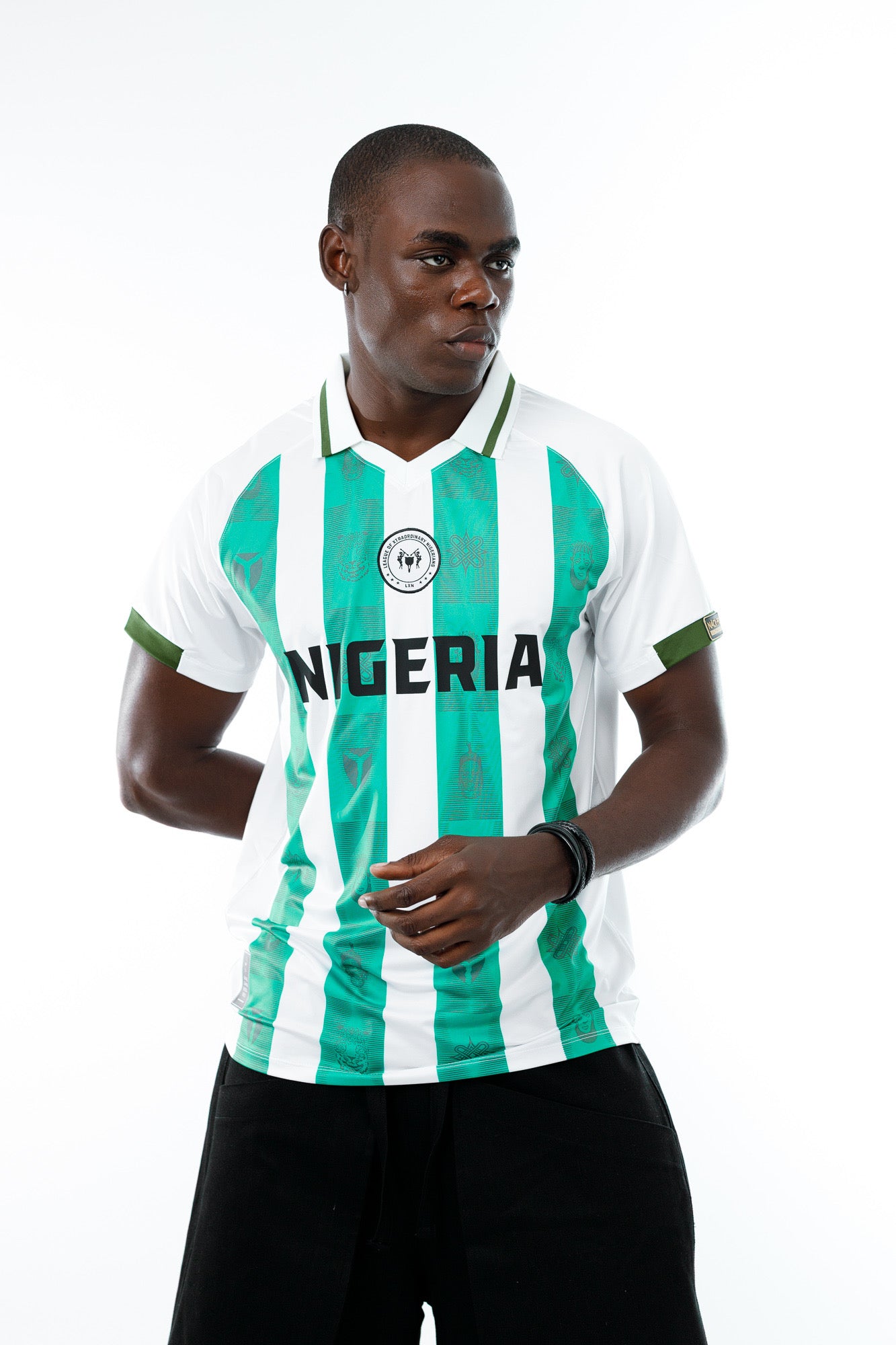 LXN Nigerian Jersey season 2 in White