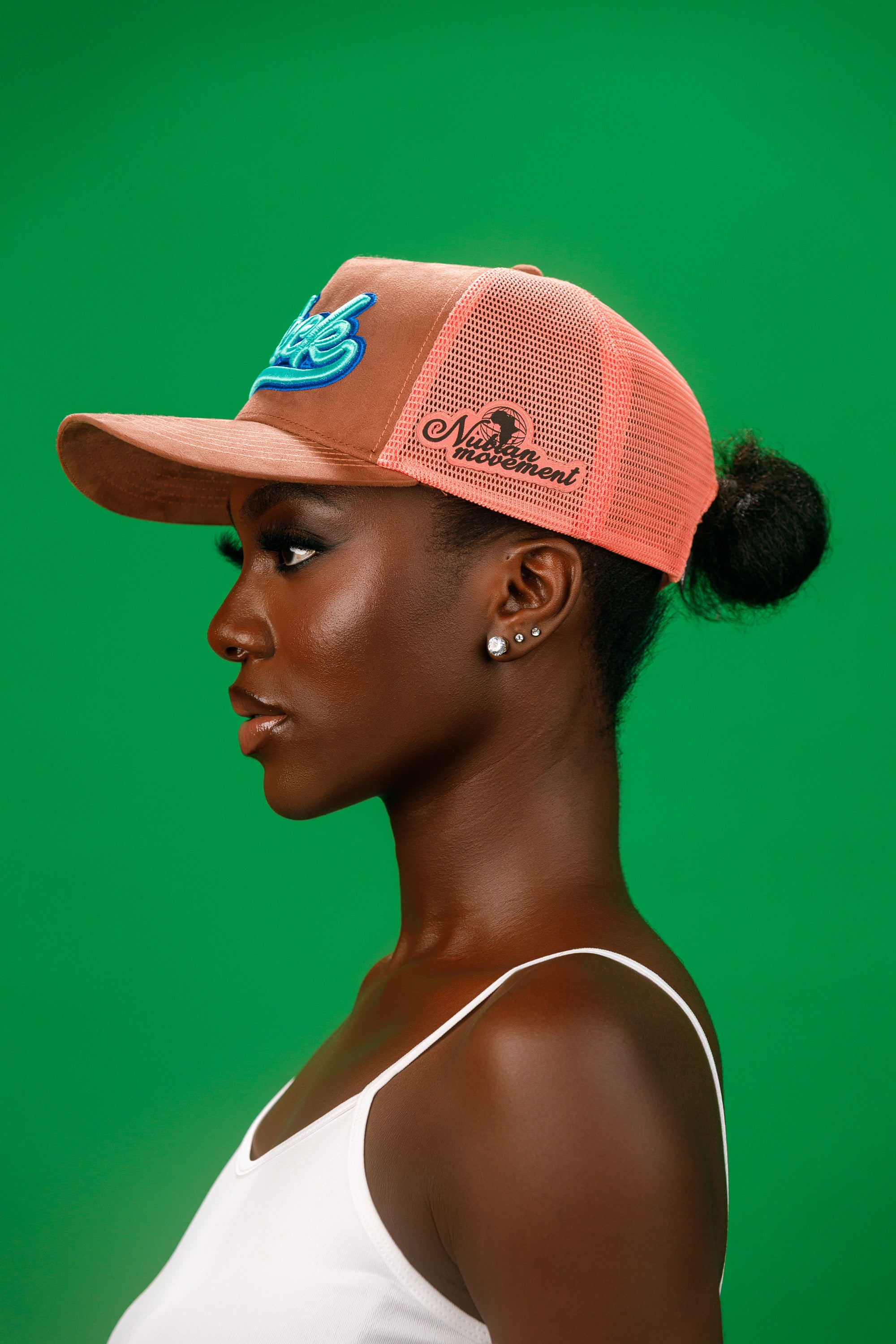 NACK Summer Vibes Cap in Peach