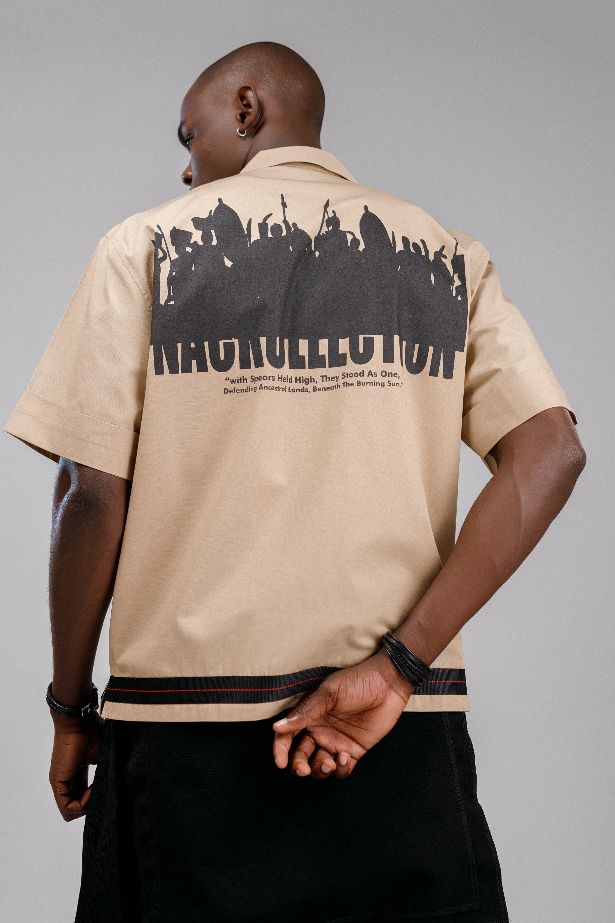 Jagun Shirt in Beige