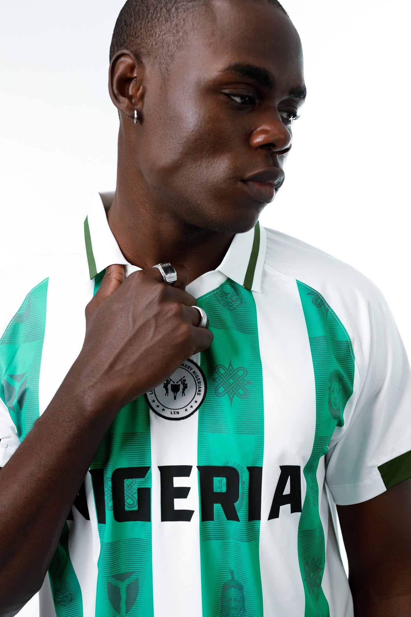 LXN Nigerian Jersey season 2 in White