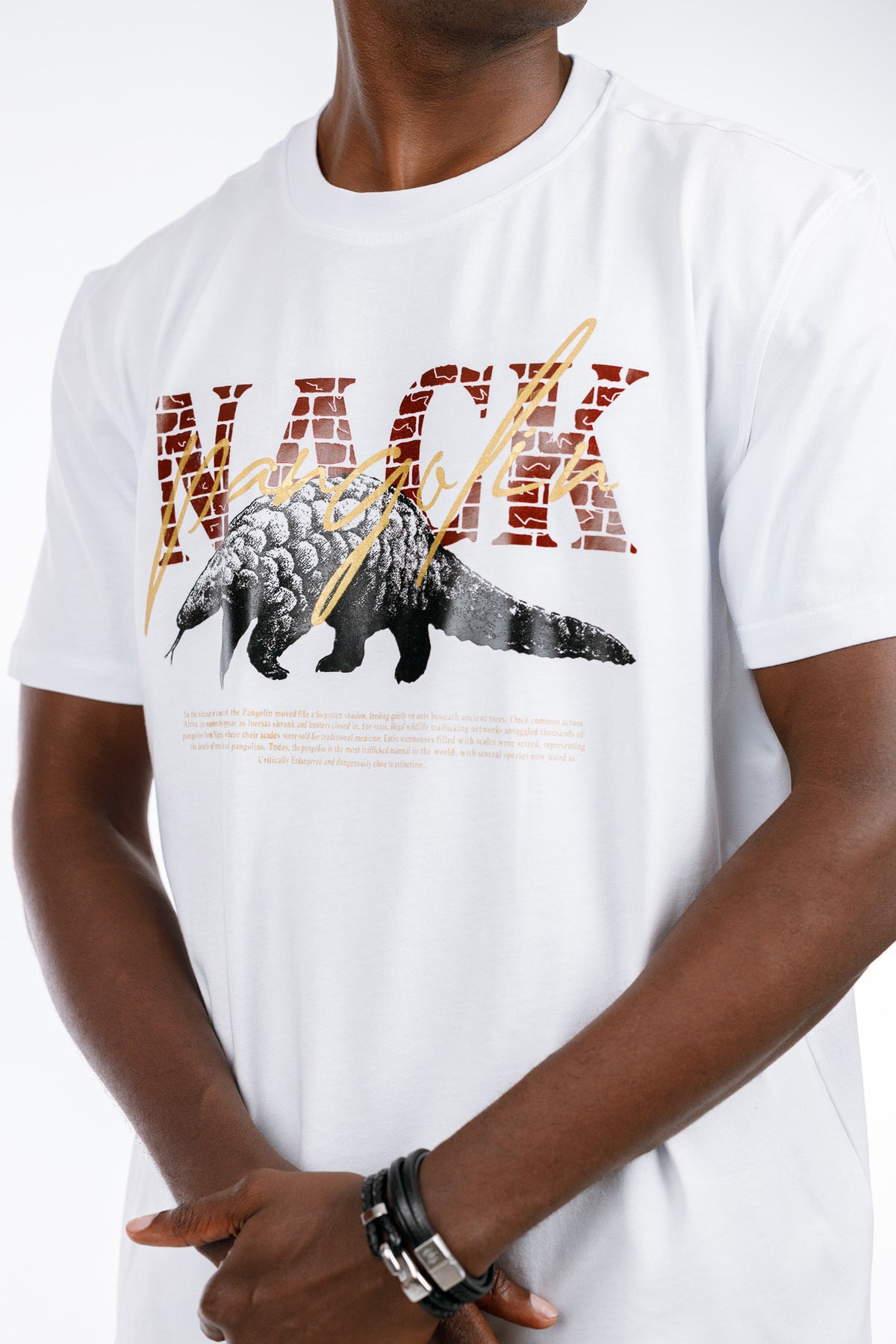 Pangolin Tee in White